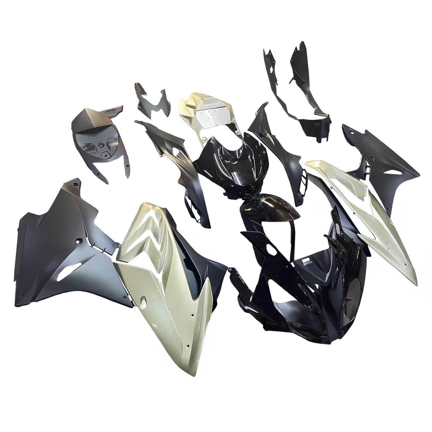 Amotopart BMW S1000RR 2015-2016 Kit Carénage Carrosserie Plastique ABS