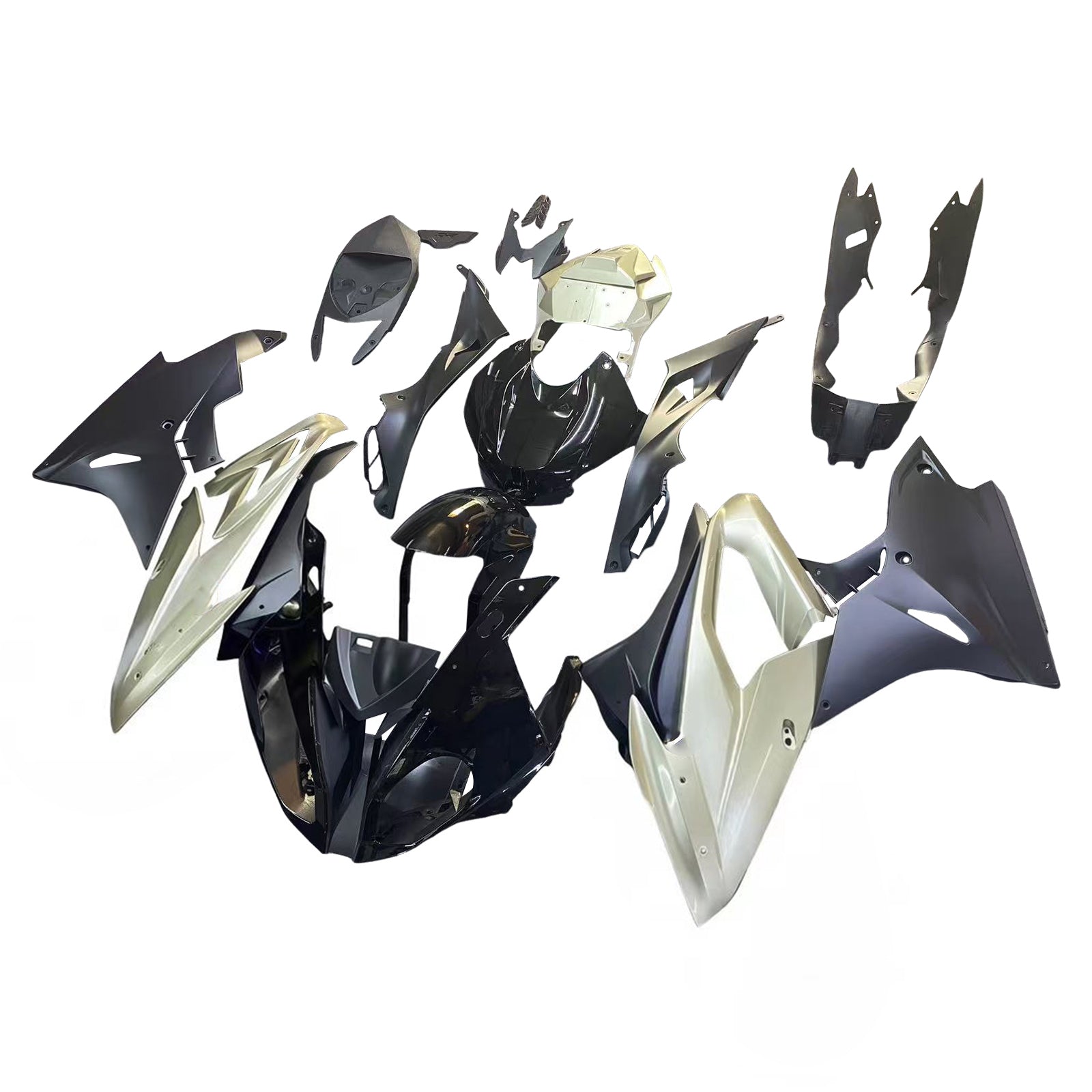 Amotopart BMW S1000RR 2015-2016 Kit Carénage Carrosserie Plastique ABS