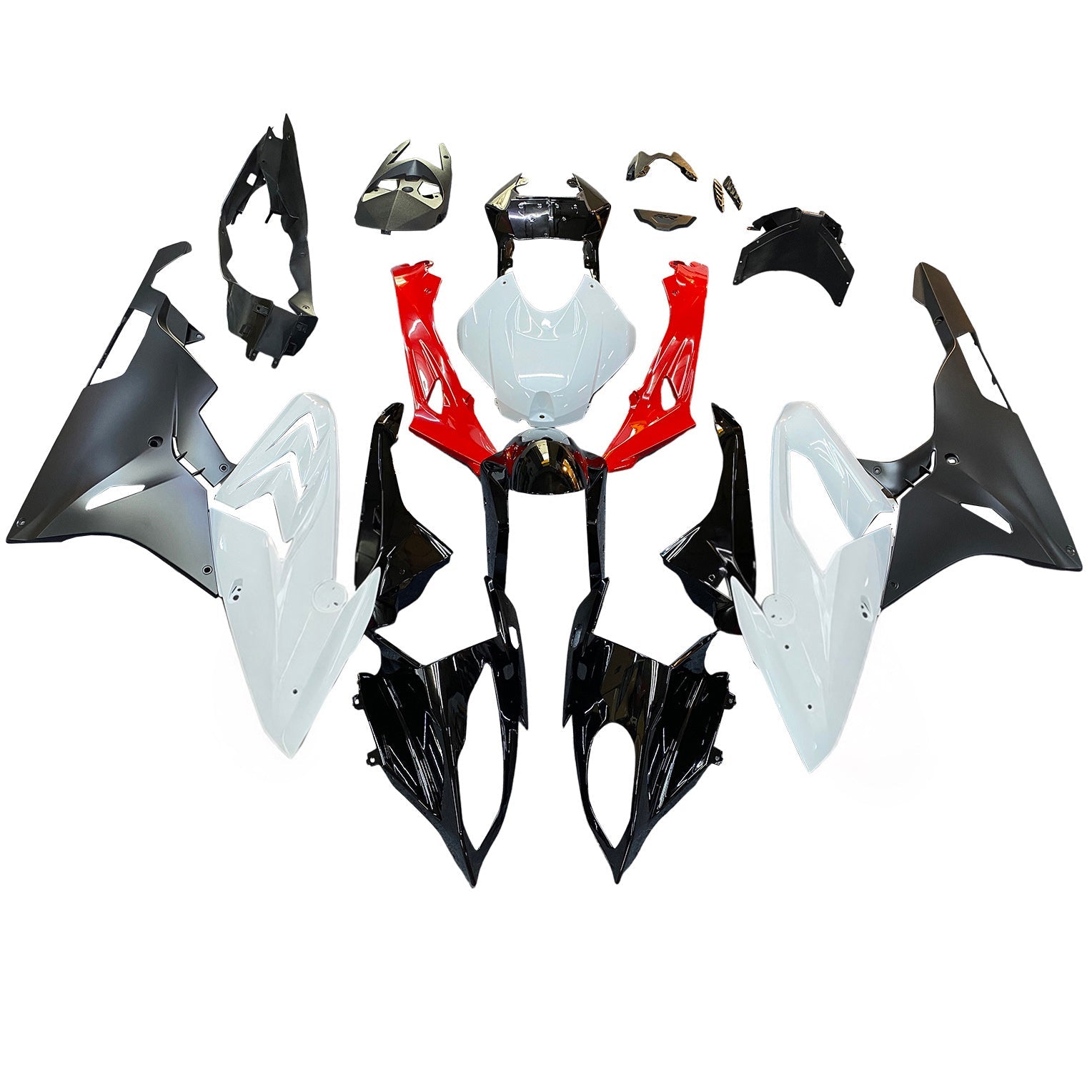 Amotopart BMW S1000RR 2015-2016 Kit Carénage Carrosserie Plastique ABS