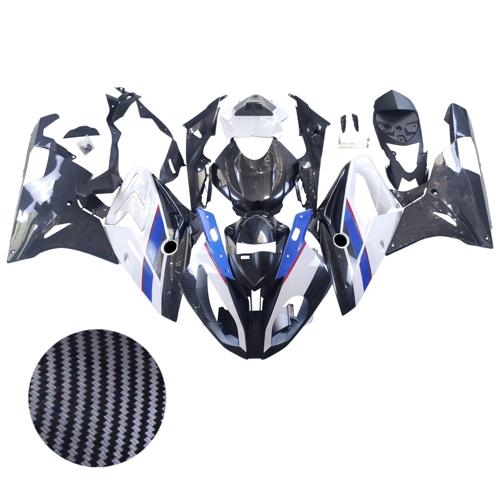 AMOTOPART BMW S1000RR 2015-2016 KIT SAAVA PLASTING ABS