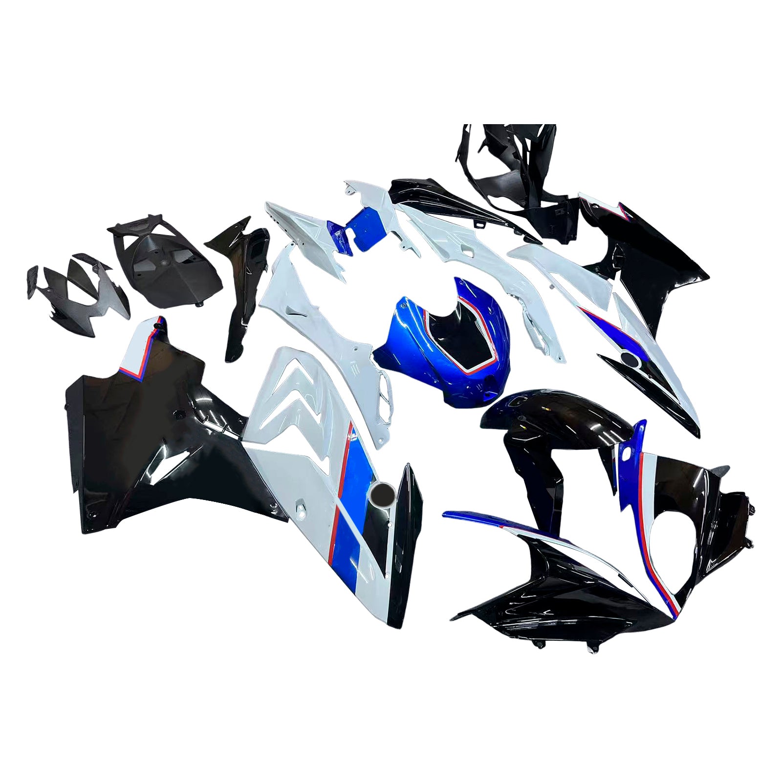 Amotopart BMW S1000RR 2015-2016 ABS muovinen korin suojasarja