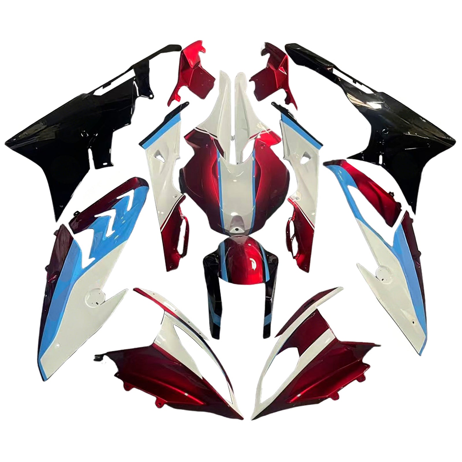 Amotopart BMW S1000RR 2015-2016 ABS kunststof carrosseriekuipset
