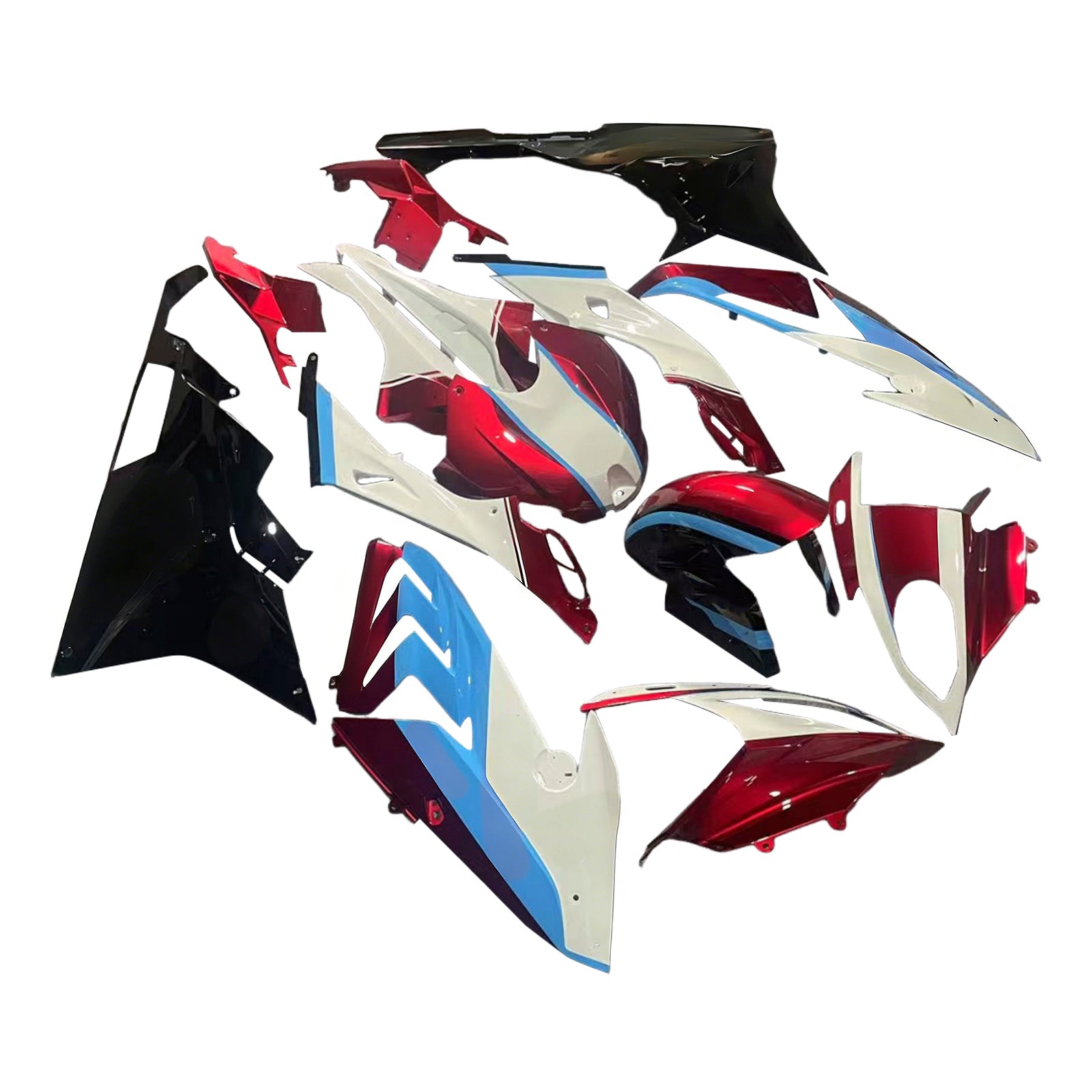 Amotopart BMW S1000RR 2015-2016 ABS kunststof carrosseriekuipset