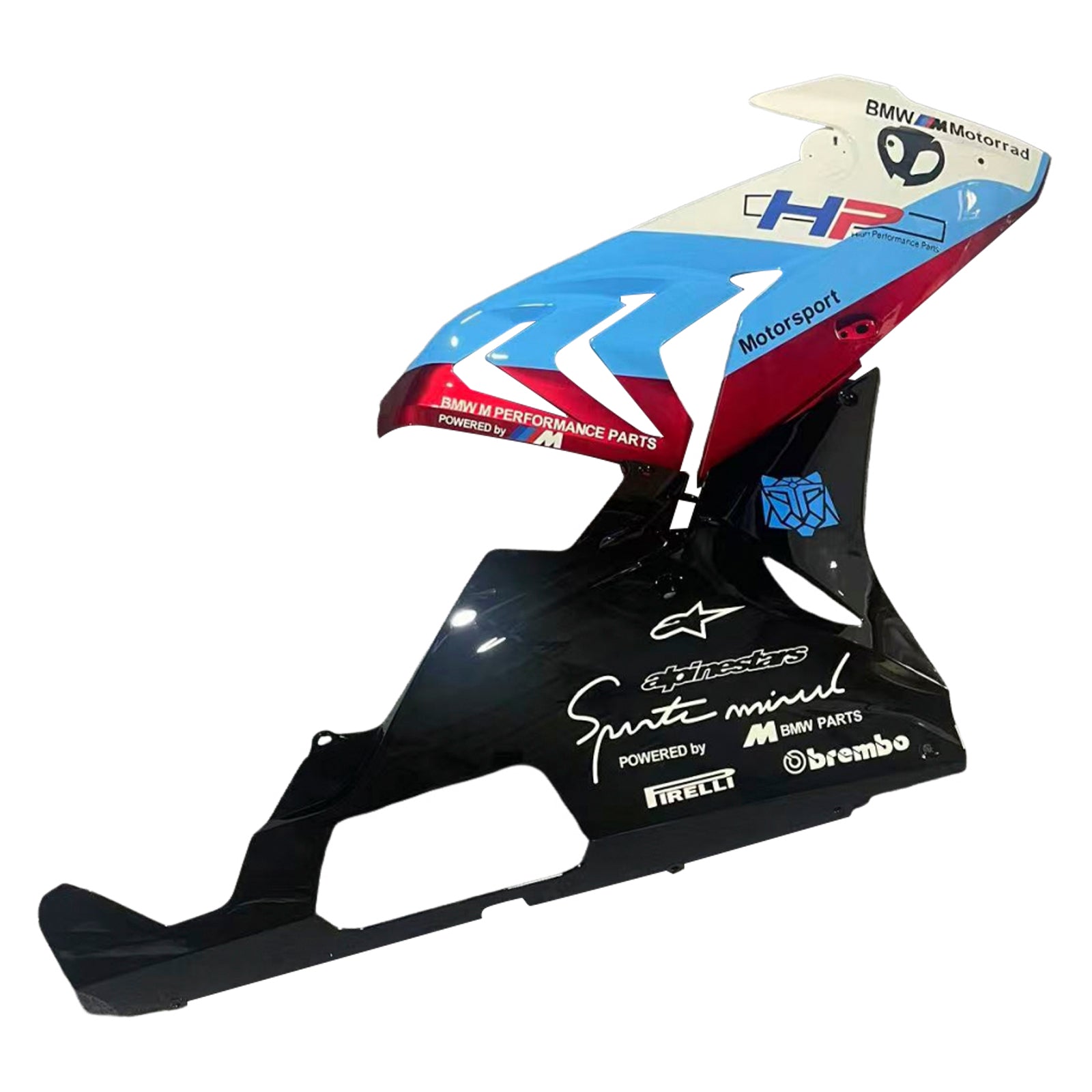 Amotopart BMW S1000RR 2015-2016 Kit kvadratni plastični abs