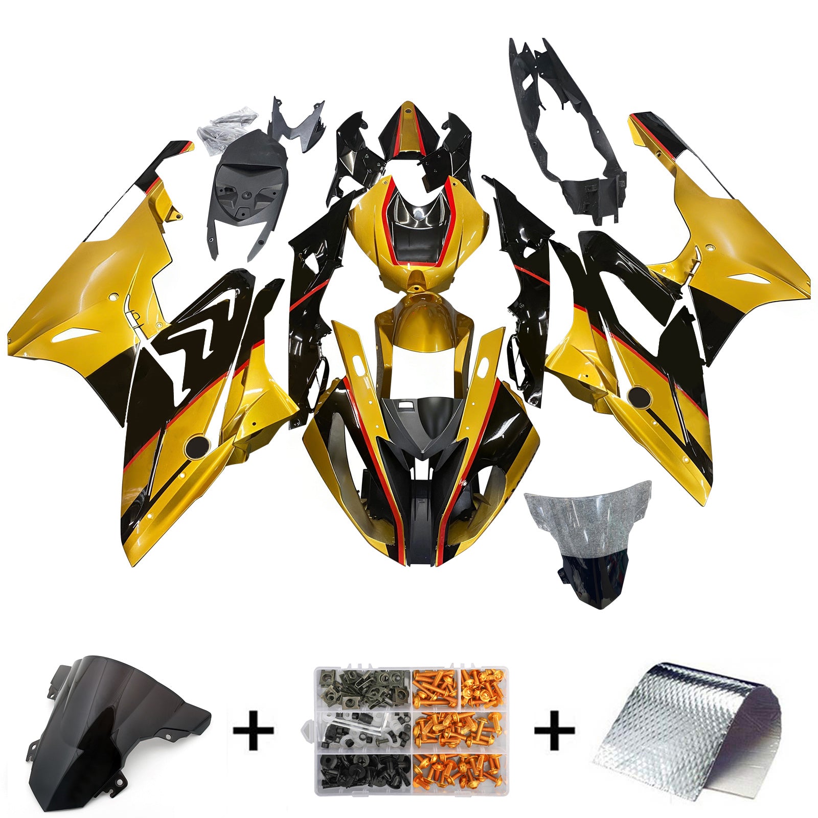 2015-2016 BMW S1000RR INGECTION Kit de Carenage of Camers karoserija plastika