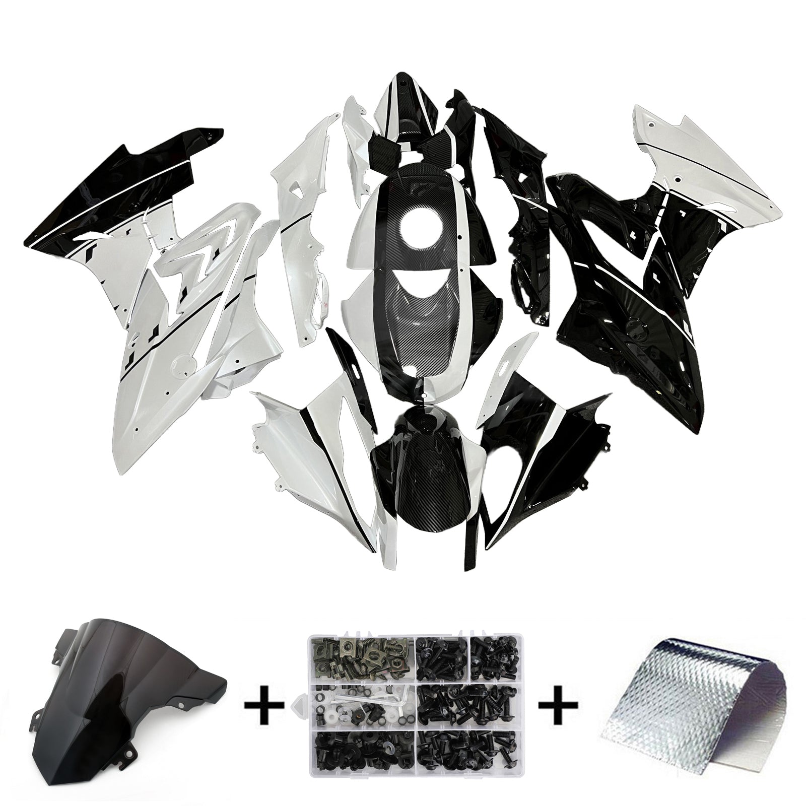 Kit de carénage d'injection pour BMW S1000RR 2015-2016 Carrosserie Plastique ABS