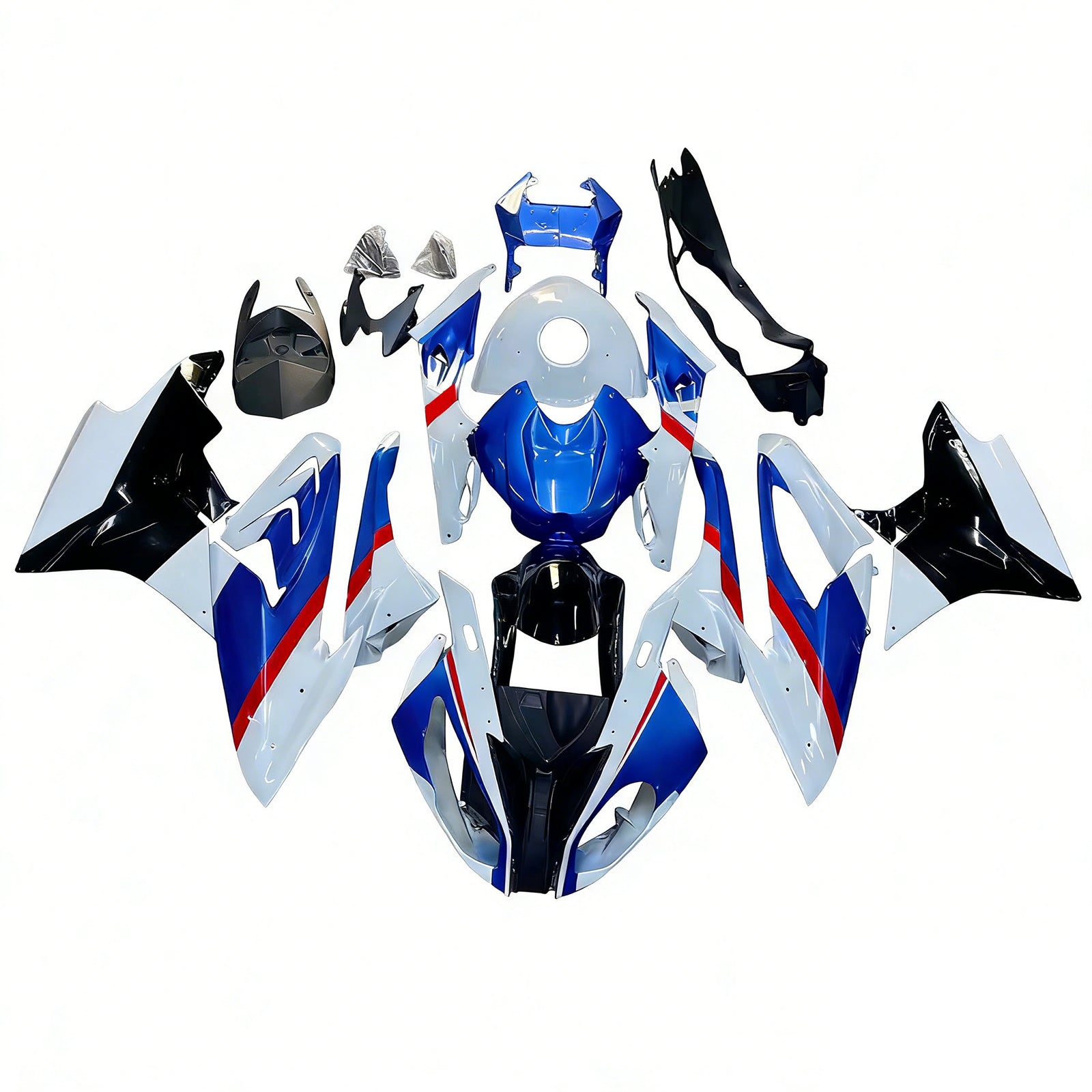 Amotopart BMW S1000RR 2017-2018 ABS kunststof carrosseriekuipset