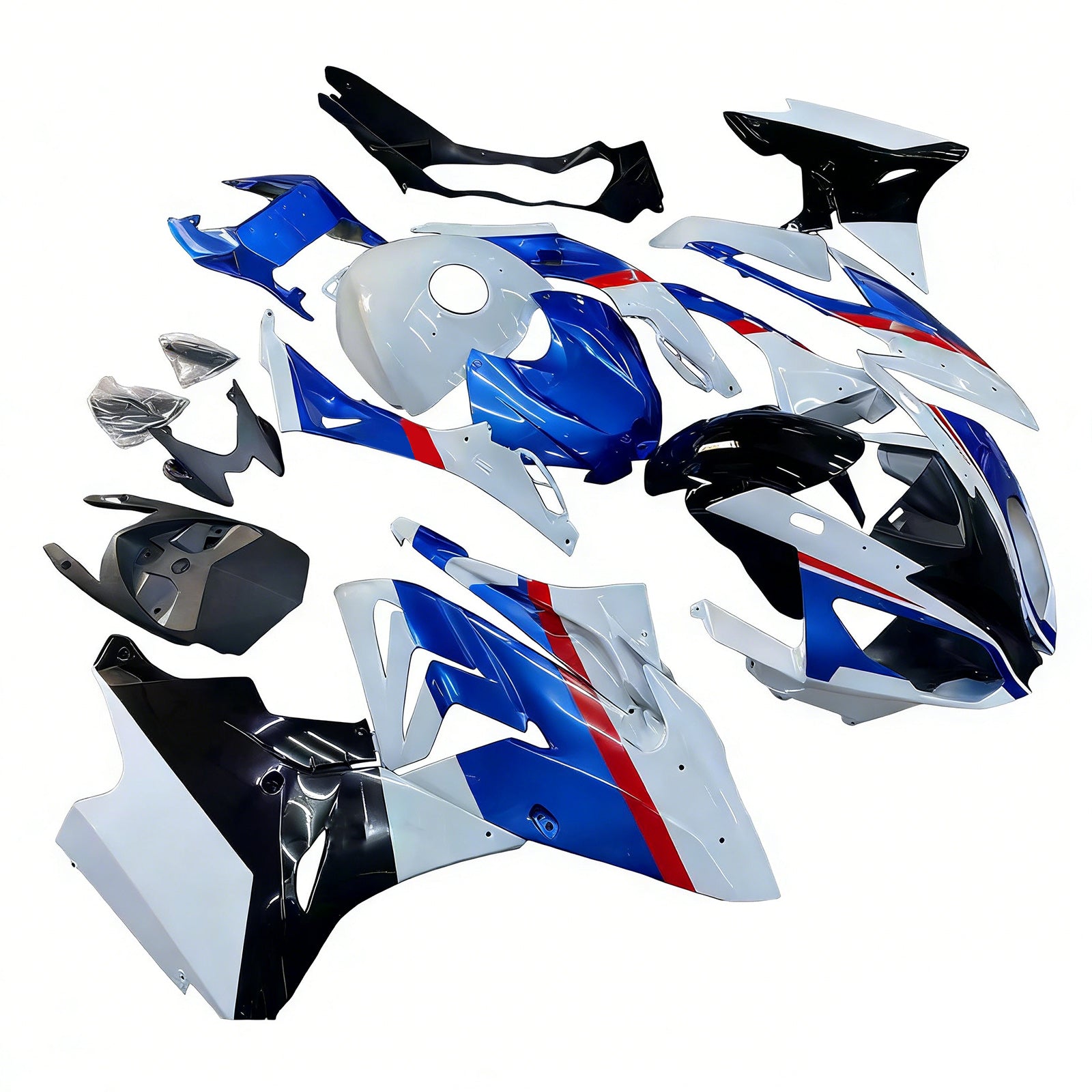 Amotopart BMW S1000RR 2017-2018 ABS kunststof carrosseriekuipset