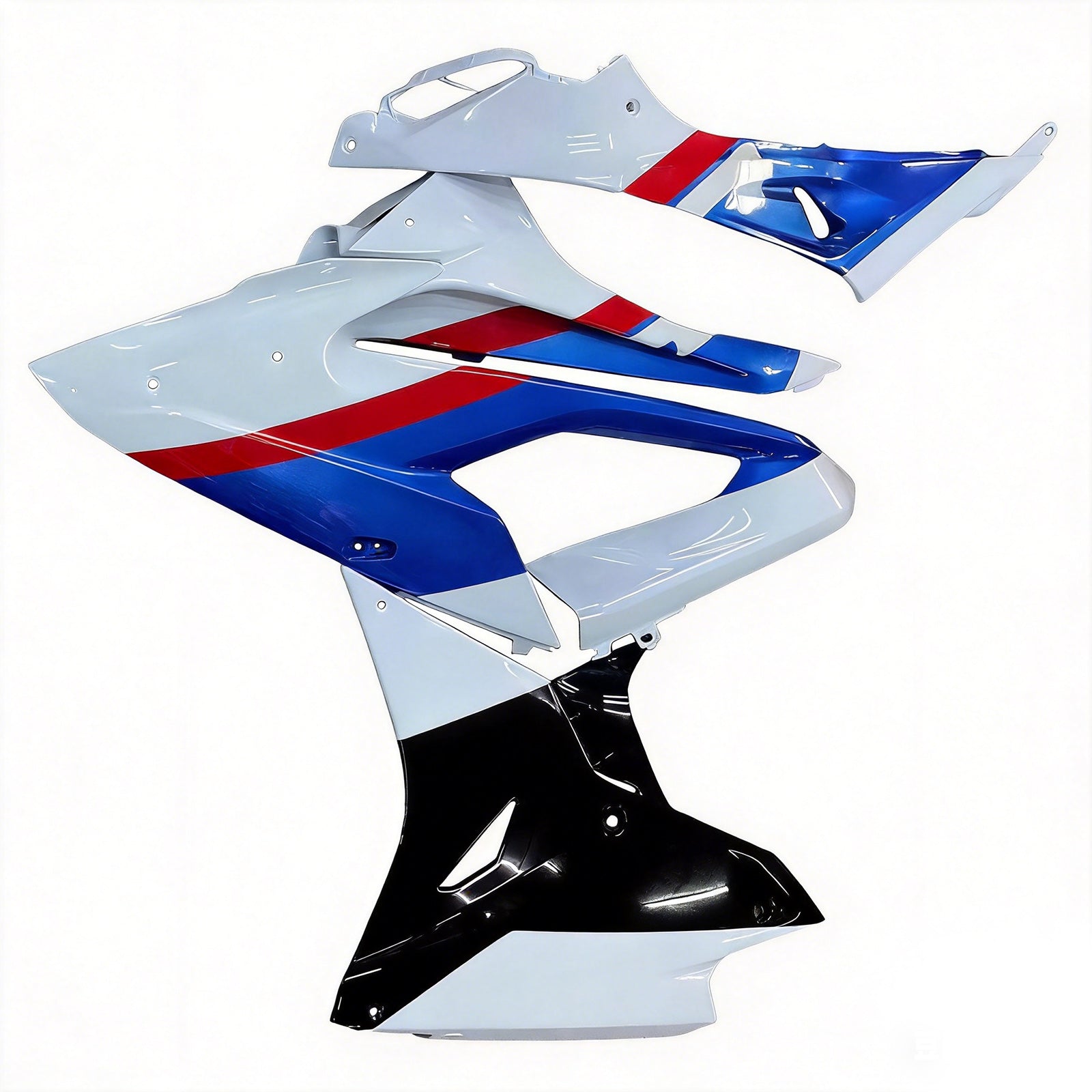 Amotopart BMW S1000RR 2017-2018 ABS kunststof carrosseriekuipset