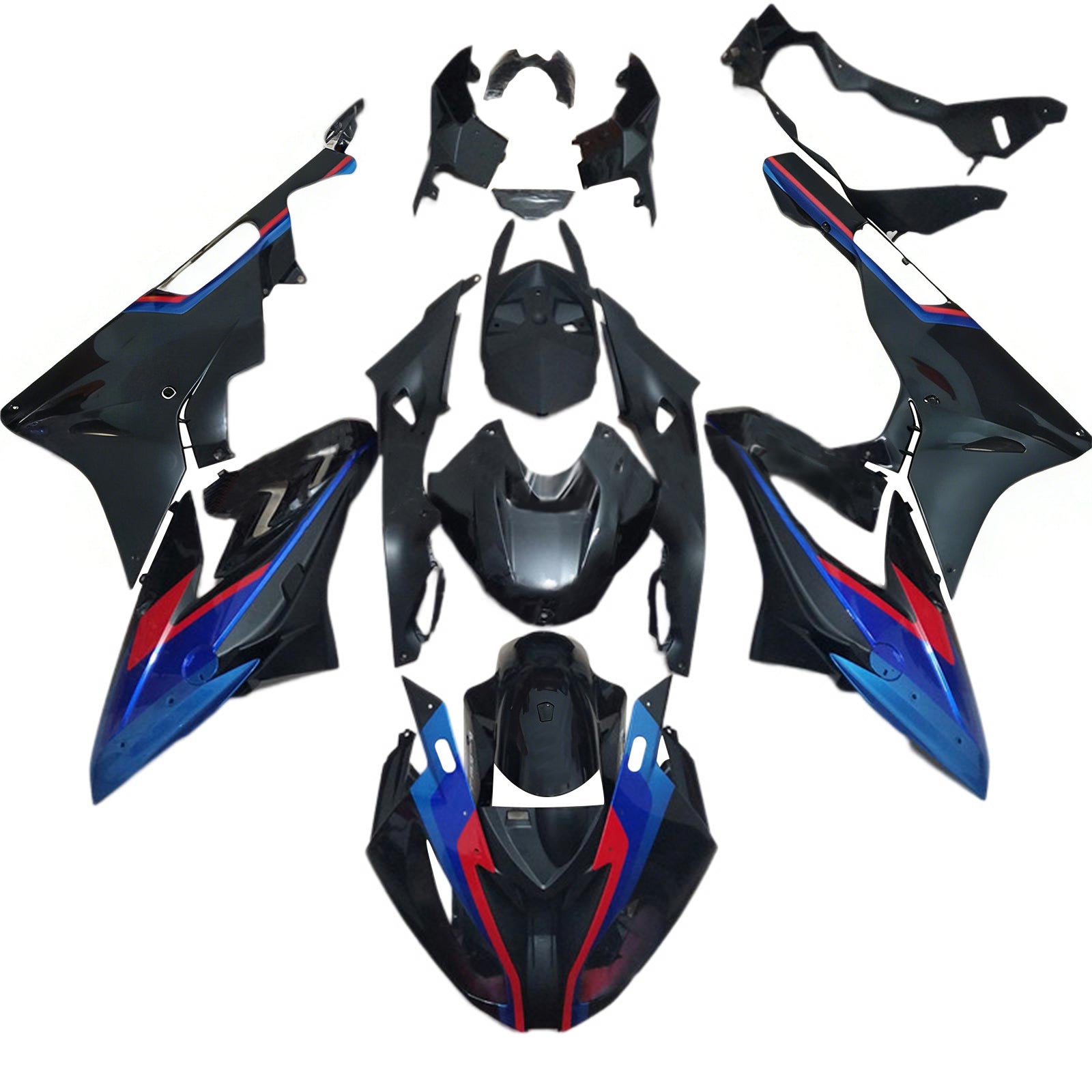 Amotopart BMW S1000RR 2017-2018 ABS muovinen korin suojasarja