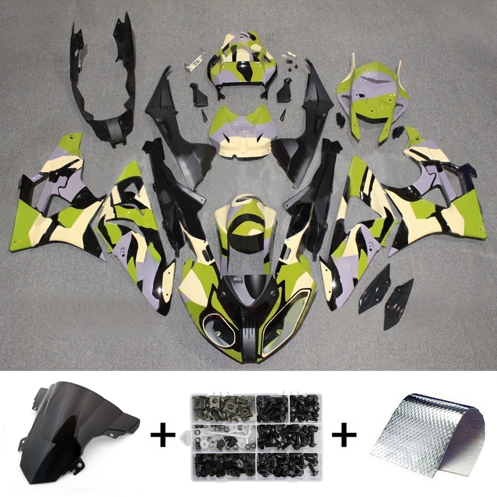 Kit di carenatura per iniezione per BMW S1000RR 2017-2018 Bodywork di plastica ABS