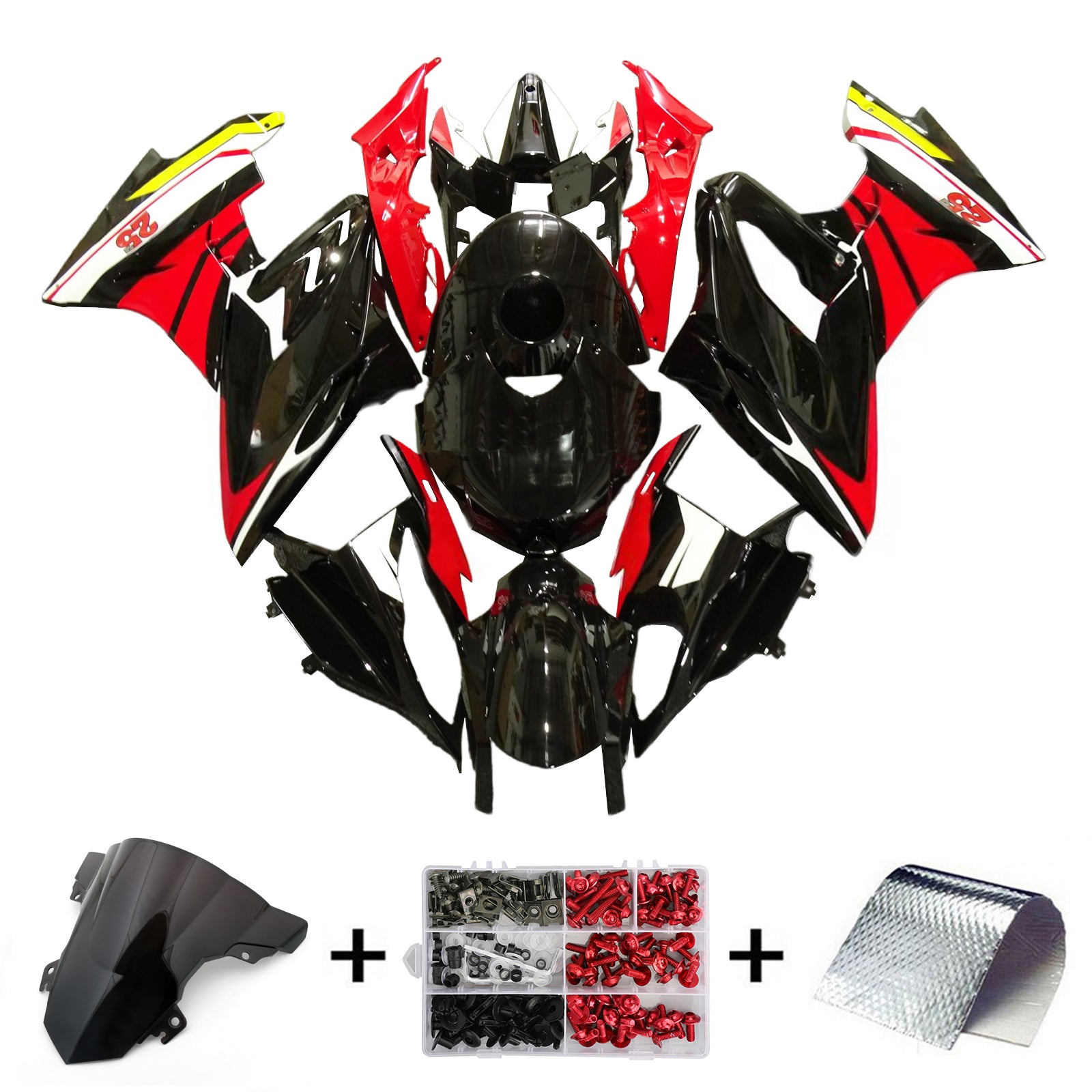 Kit de carenado de inyección para BMW S1000RR 2017-2018 ABS Cuerpo de plástico