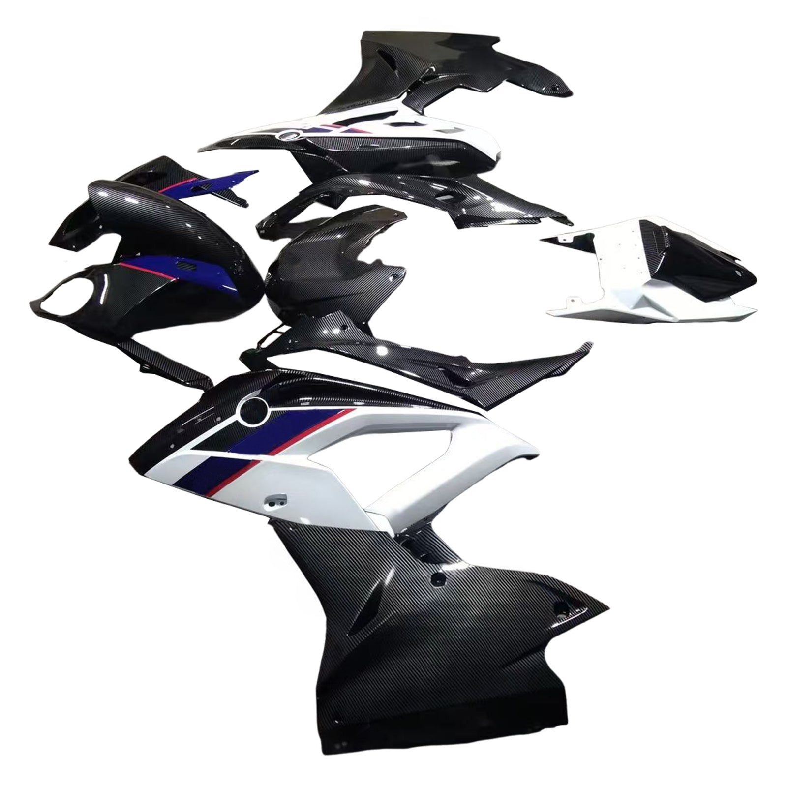Wtryskowe Zestaw owiewki nadwozie Plastikowe ABS DOSUKO DO BMW S1000RR 2017-2018