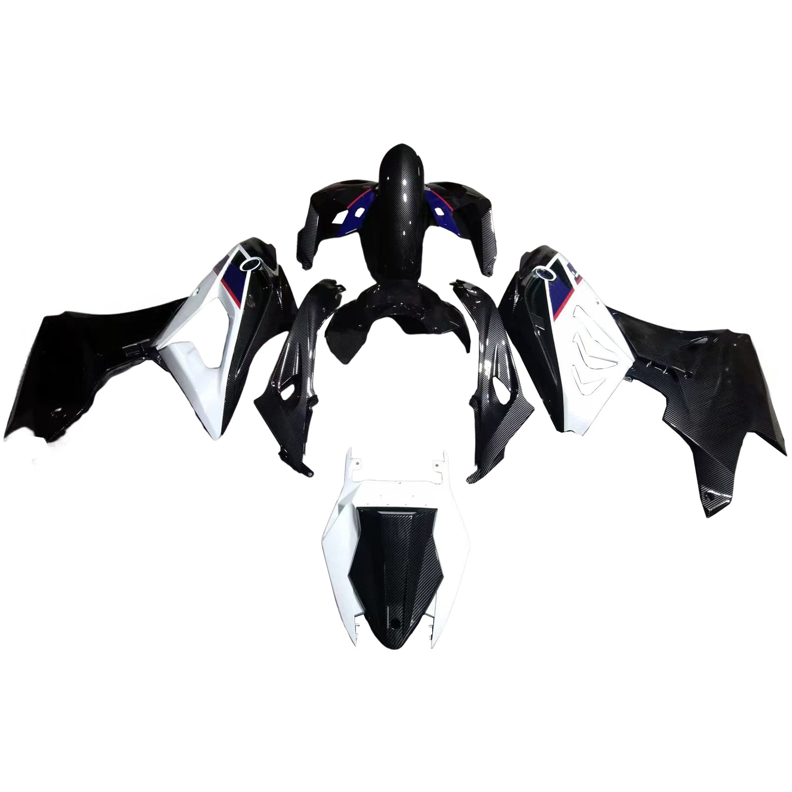 Wtryskowe Zestaw owiewki nadwozie Plastikowe ABS DOSUKO DO BMW S1000RR 2017-2018