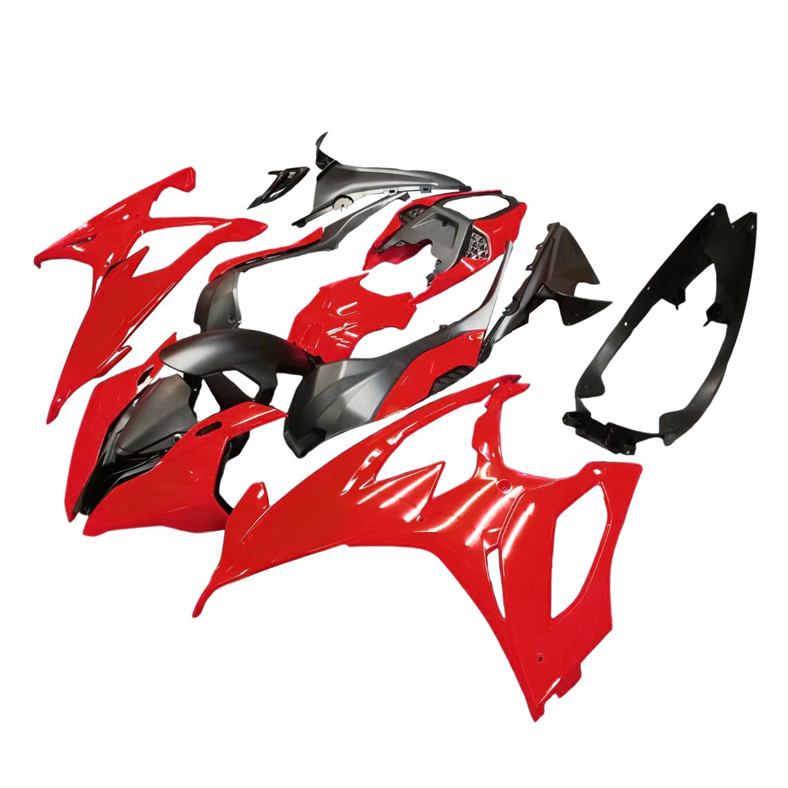 Amotopart Kit de carénage pour BMW S1000RR 2019-2022 Carrosserie Plastique ABS Générique