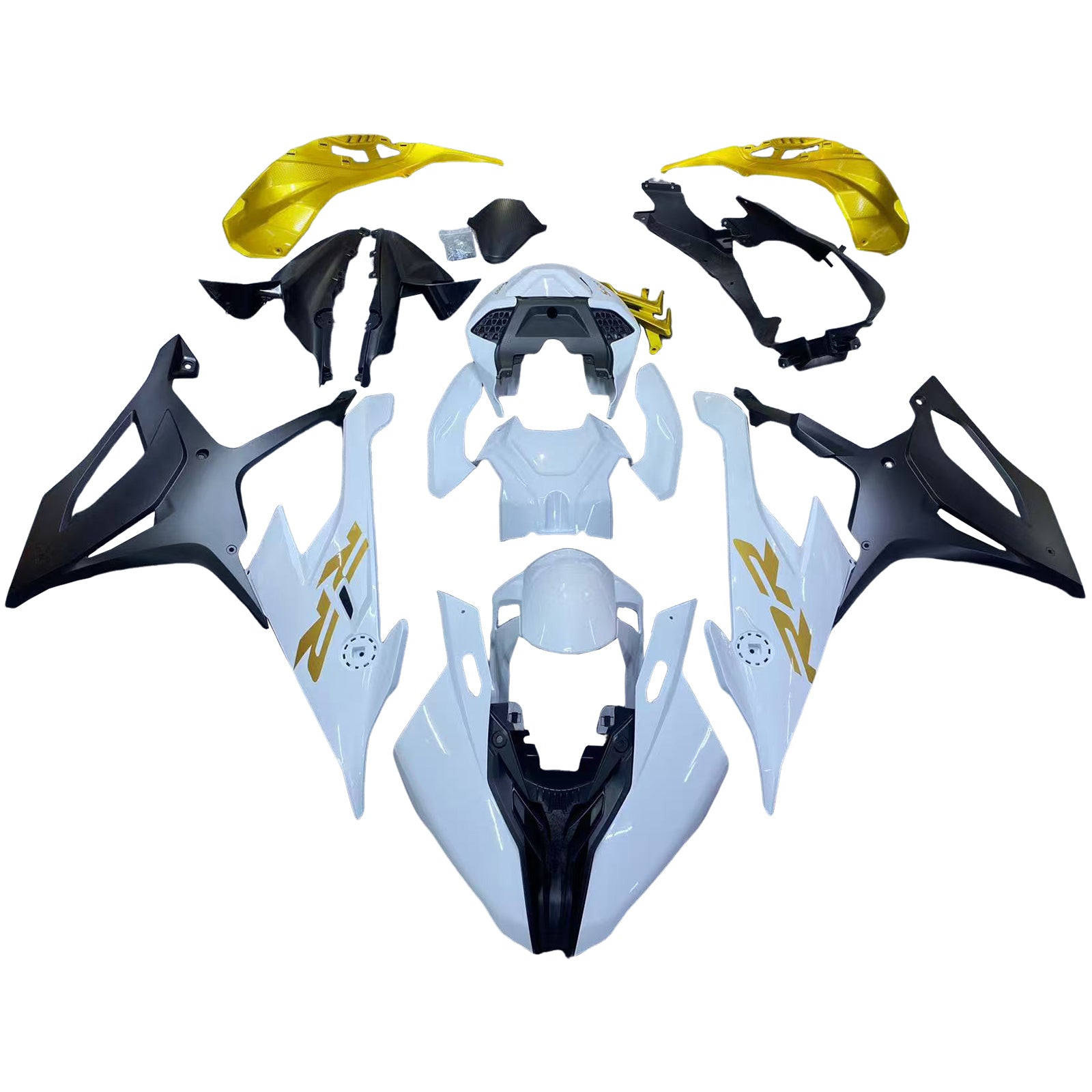 Amotopart BMW M1000RR S1000RR 2019-2022 Kuipset Carrosserie ABS Kunststof