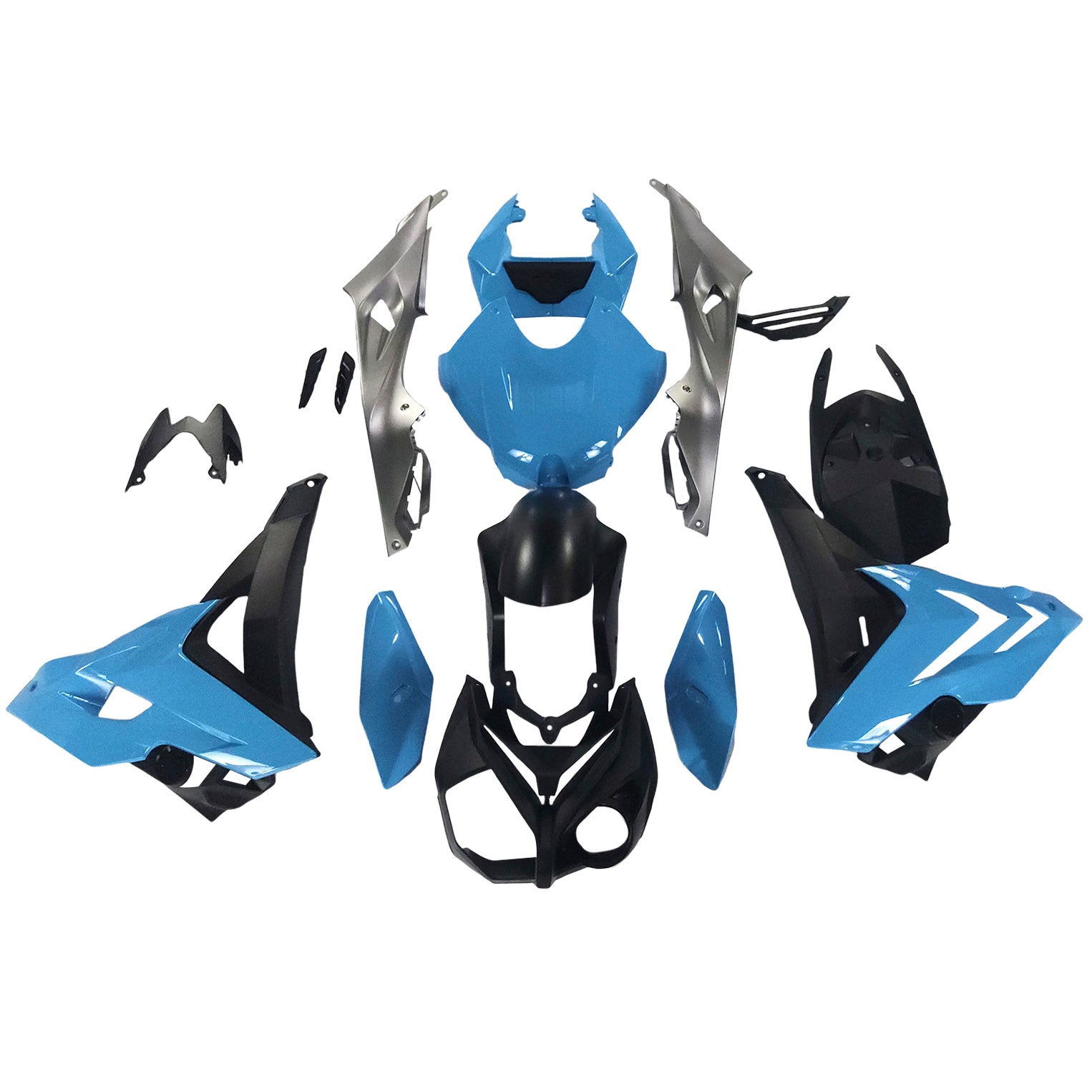 Amotopart BMW S1000R 2015-2017 carrosseriekuipset ABS kunststof