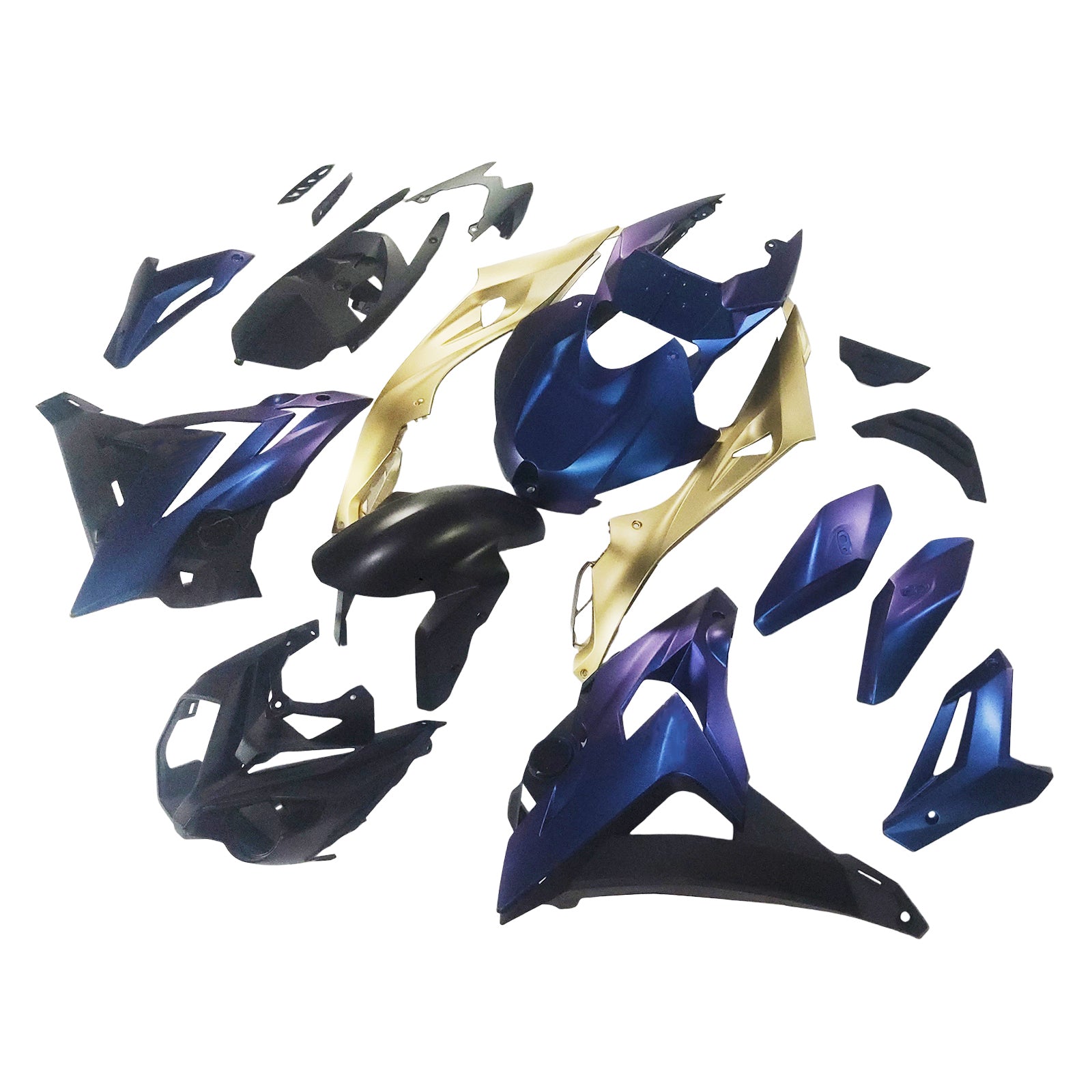 Amotopart BMW S1000R 2015-2017 Kit Carénage Carrosserie Plastique ABS