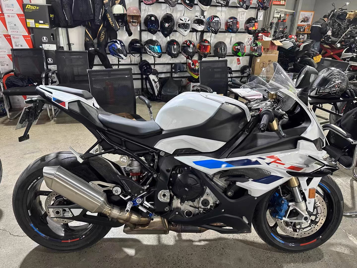 2023-2024 BMW S1000RR Kit de carenado de inyección de carrocería de plástico ABS