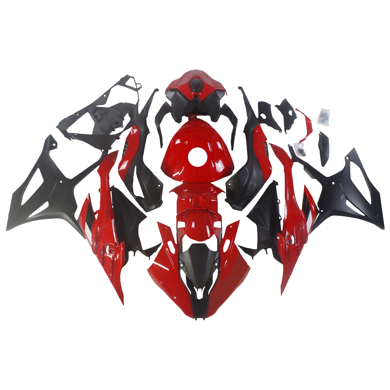 2023-2024 BMW S1000RR Kit de carenado de inyección de carrocería de plástico ABS