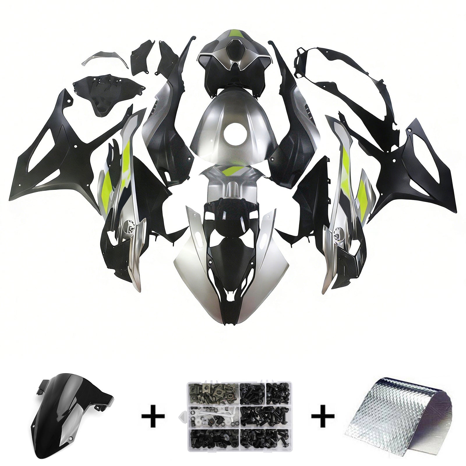 2023-2024 BMW S1000RR ABS muovinen korin ruiskutussuojasarja