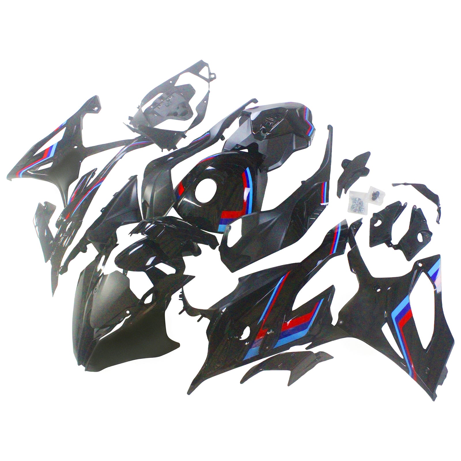 2023-2024 BMW S1000RR Kit de carénage d'injection carrosserie plastique ABS