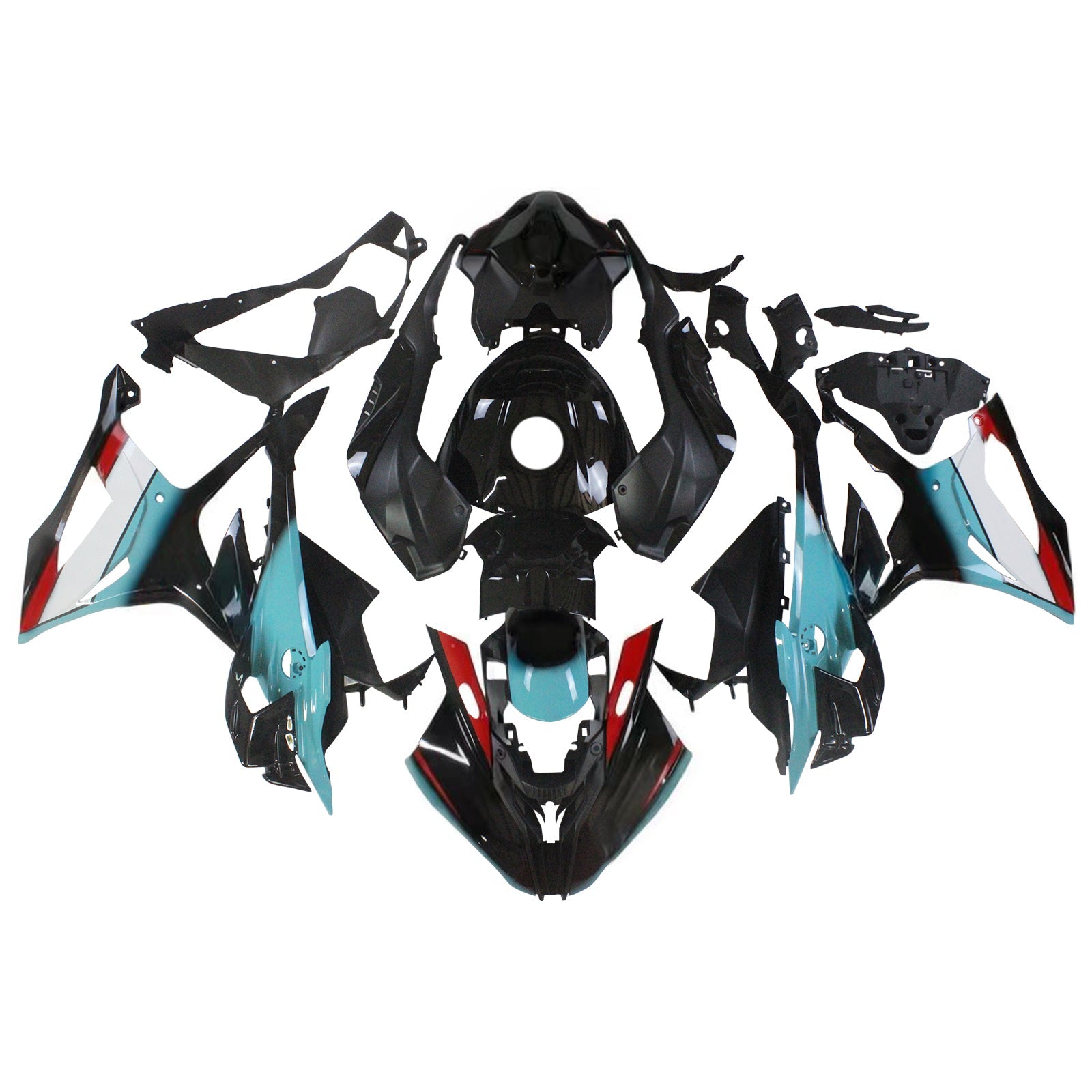 Kit de carénage d'injection BMW S1000RR 2023-2024 carrosserie plastique ABS