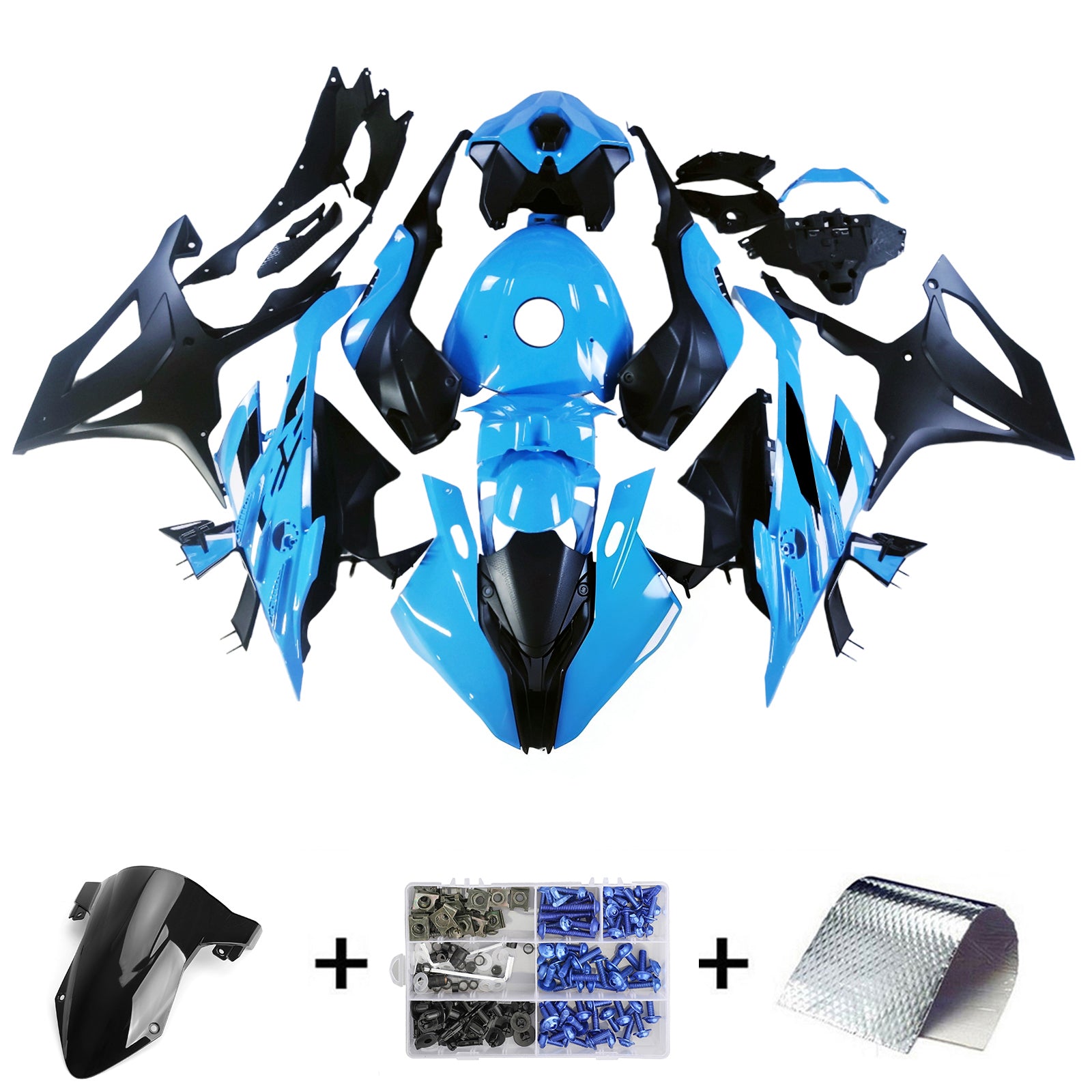 Injection Fairing Kit Bodywork Plastic ABS For BMW S1000RR 2023-2024