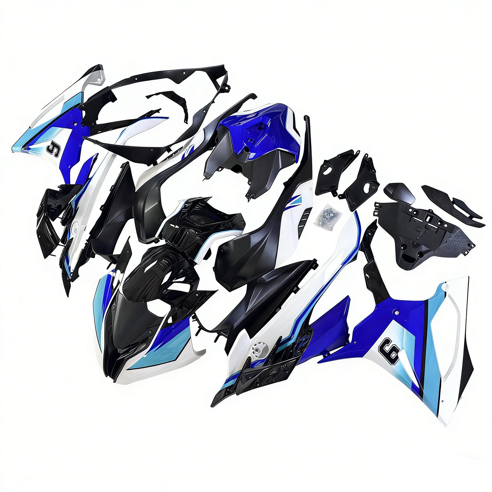 Injectie kuip kit voor BMW S1000RR 2023-2024 ABS Plastic carrosserie