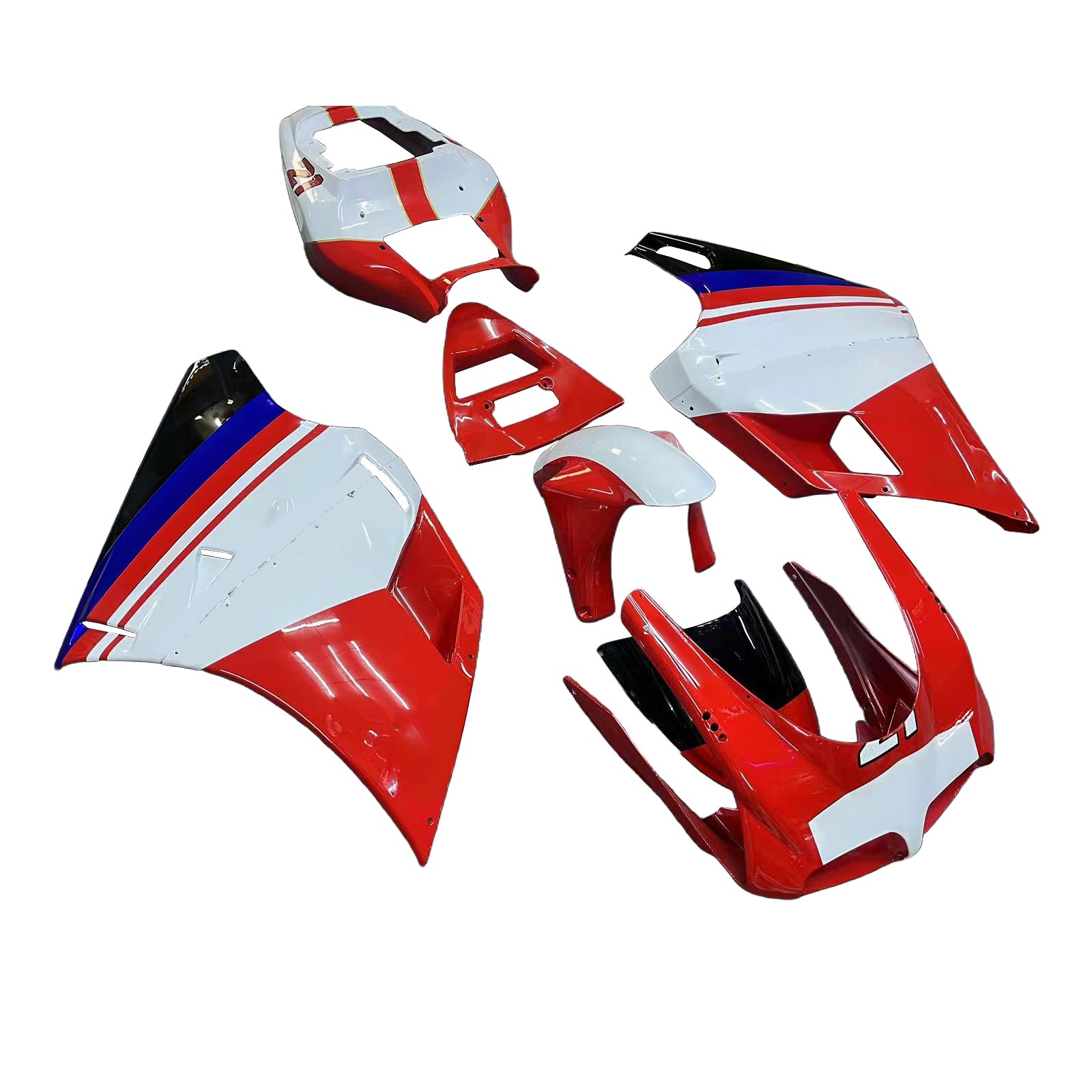 Amotopart Ducati 996 748 1996-2002 Carénage Kit Carrosserie ABS