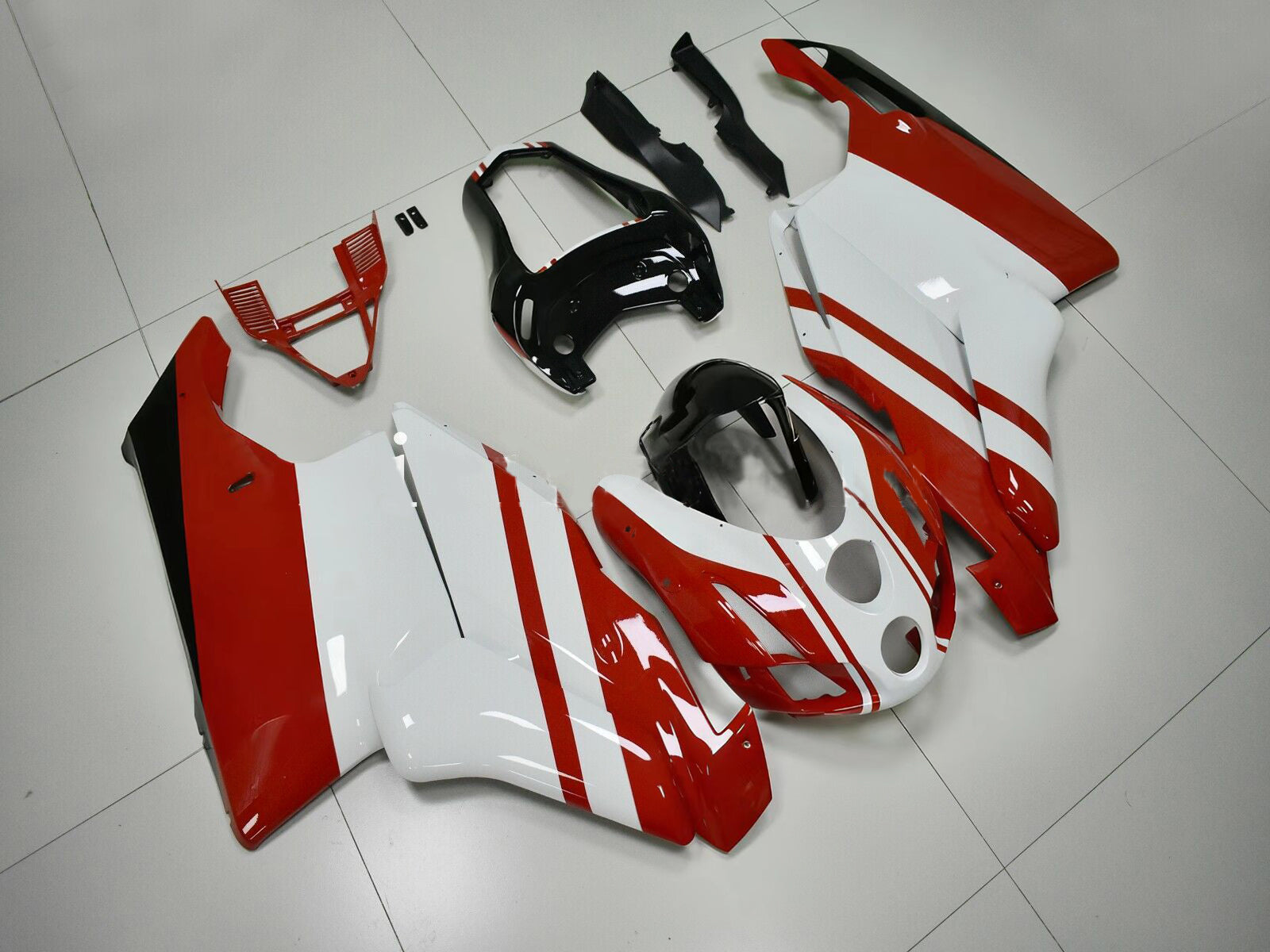Amotopart Carénage Kit Carrosserie ABS pour Ducati 999 749 2003 2004 Générique