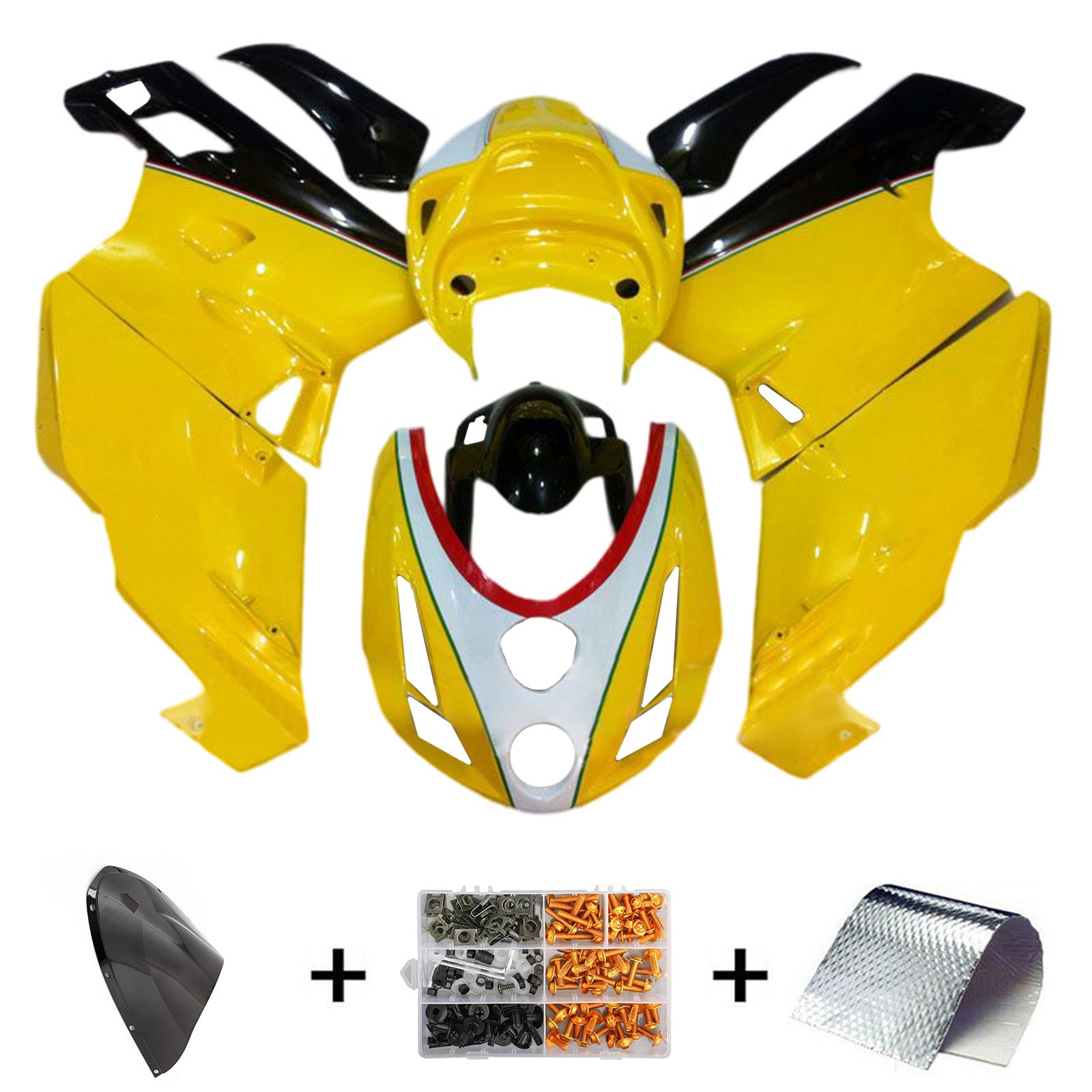 Amotopart Ducati 999 749 2003 2004 ABS-korin suojasarja