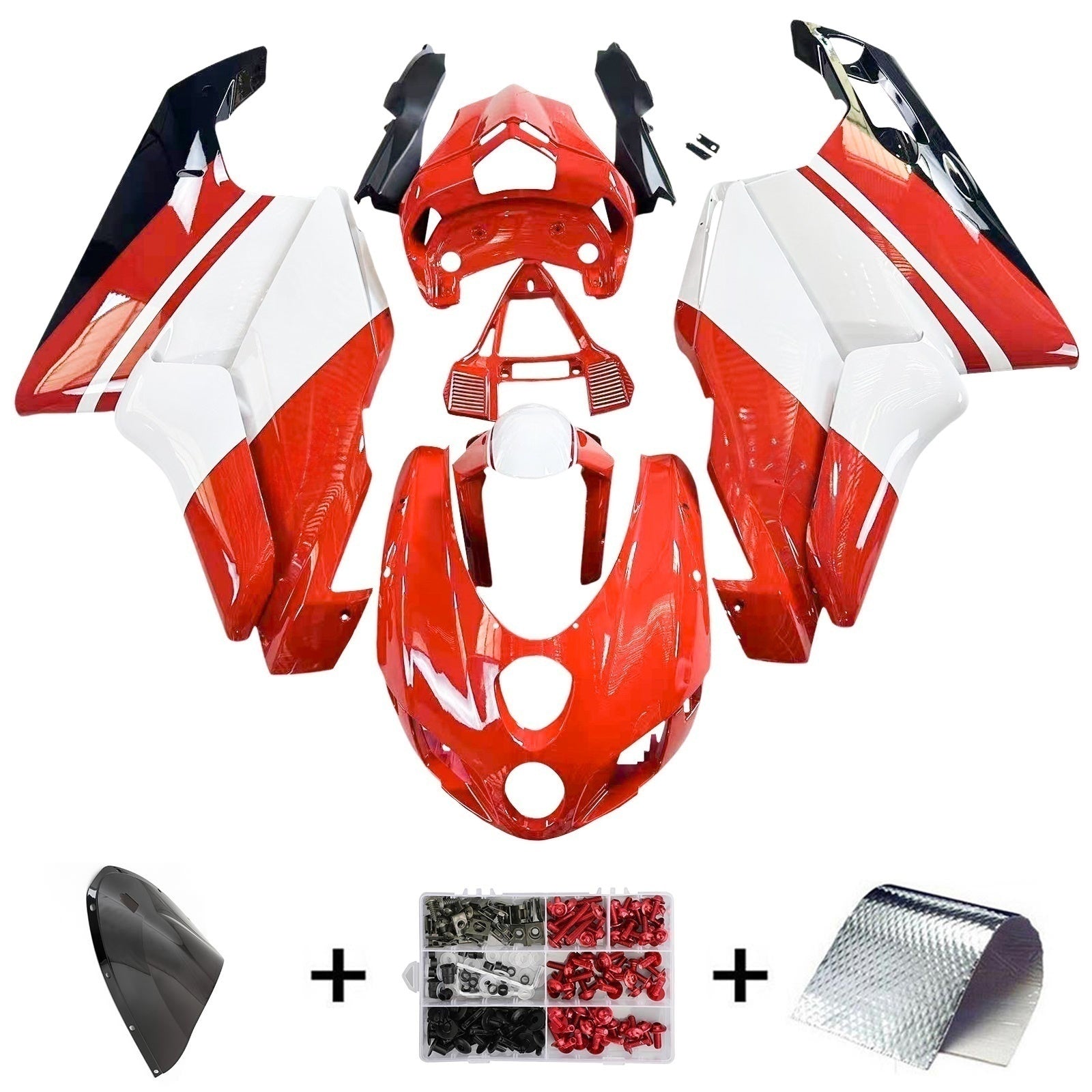 Amotopart Ducati 999 749 2003 2004 ABS-korin suojasarja