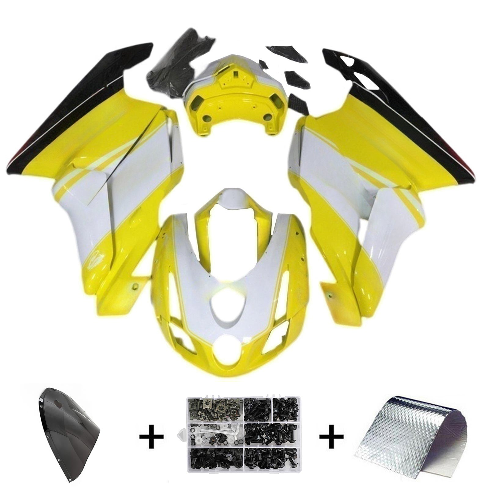 Amotopart Ducati 999 749 2003 2004 Kit carena carrozzeria ABS