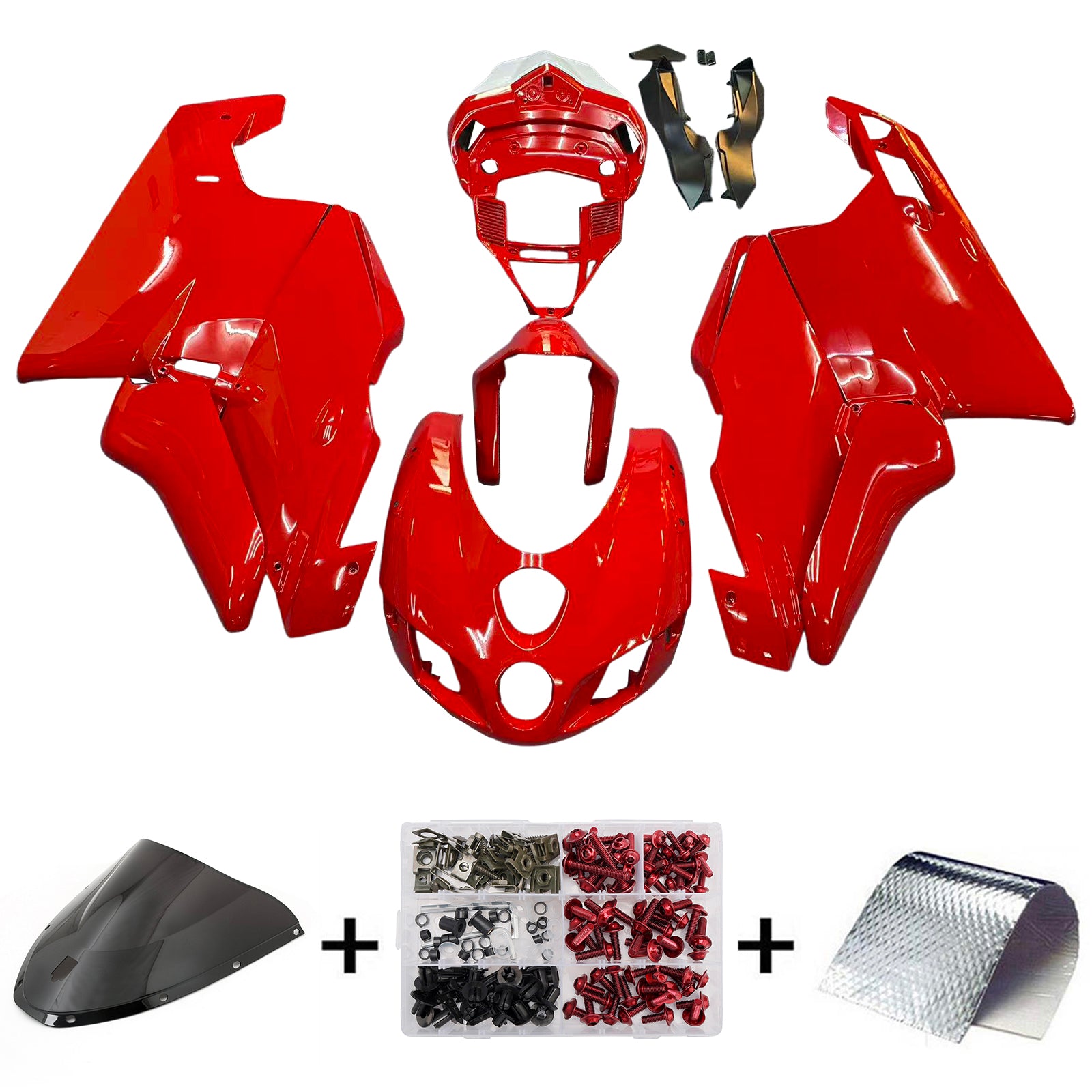 Amotopart Carénage Kit Carrosserie ABS za Ducati 999 749 2005 2006 Generic