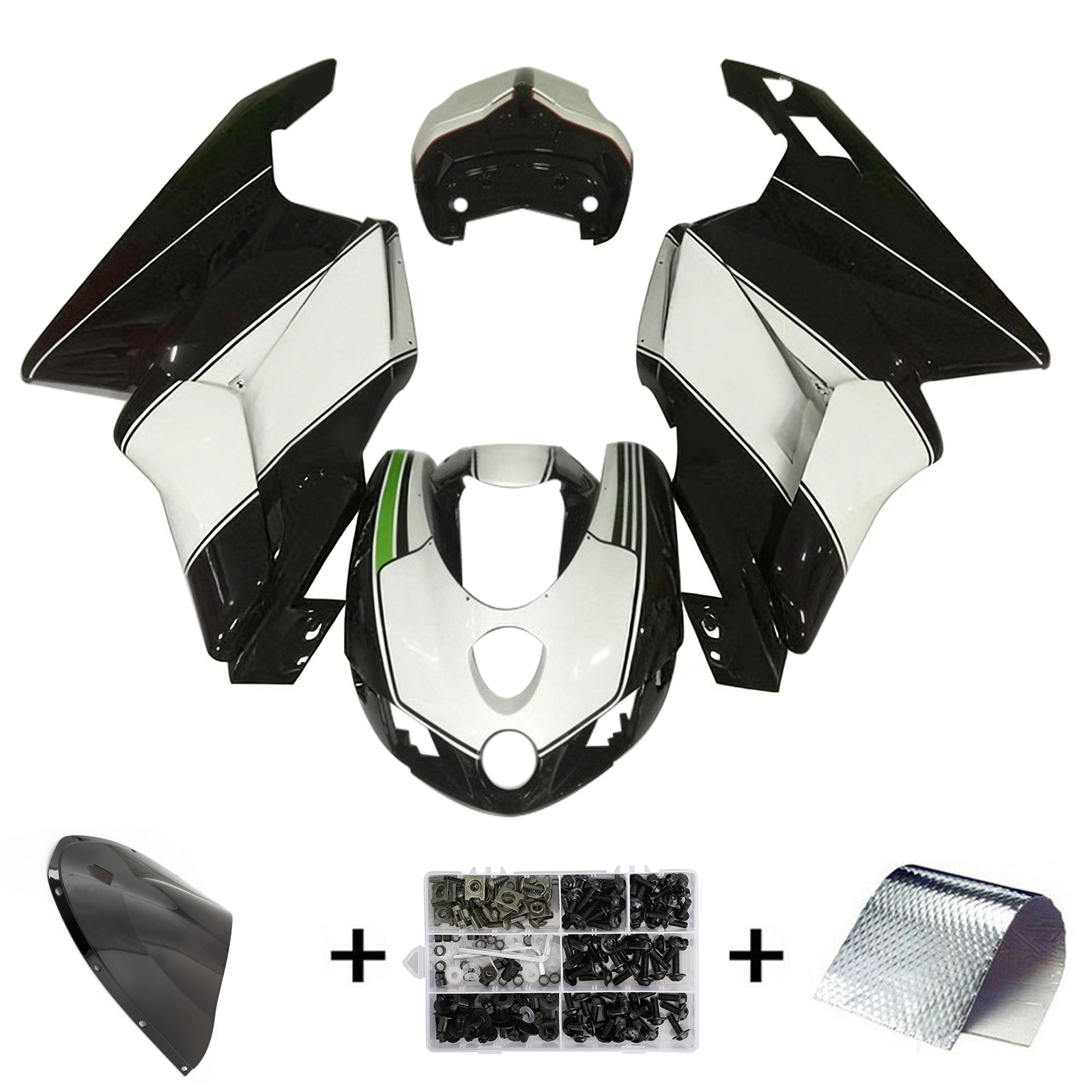 Amotopart Ducati 999 749 2005 2006 ABS-korin suojasarja