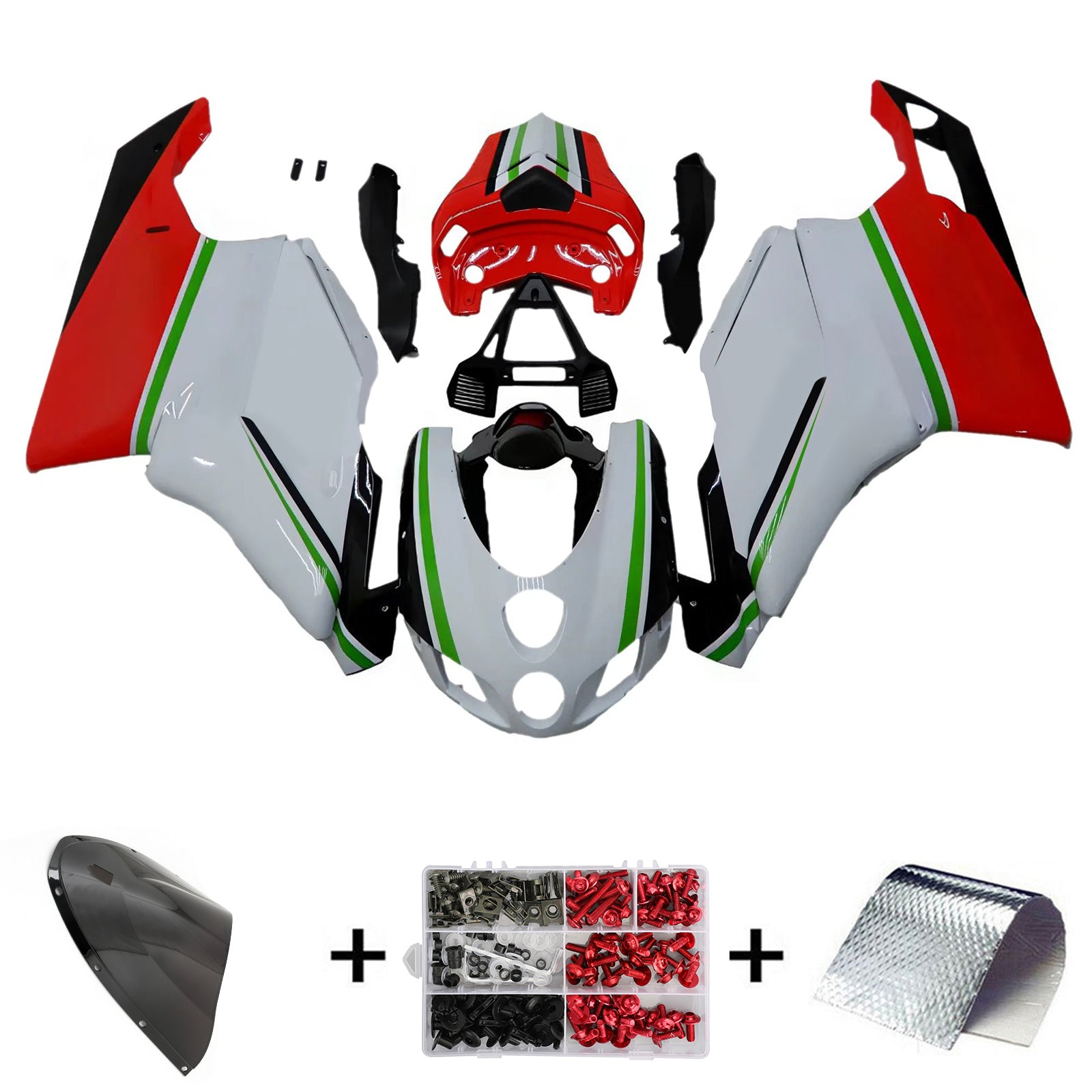 Amotopart Ducati 999 749 2005 2006 ABS-korin suojasarja
