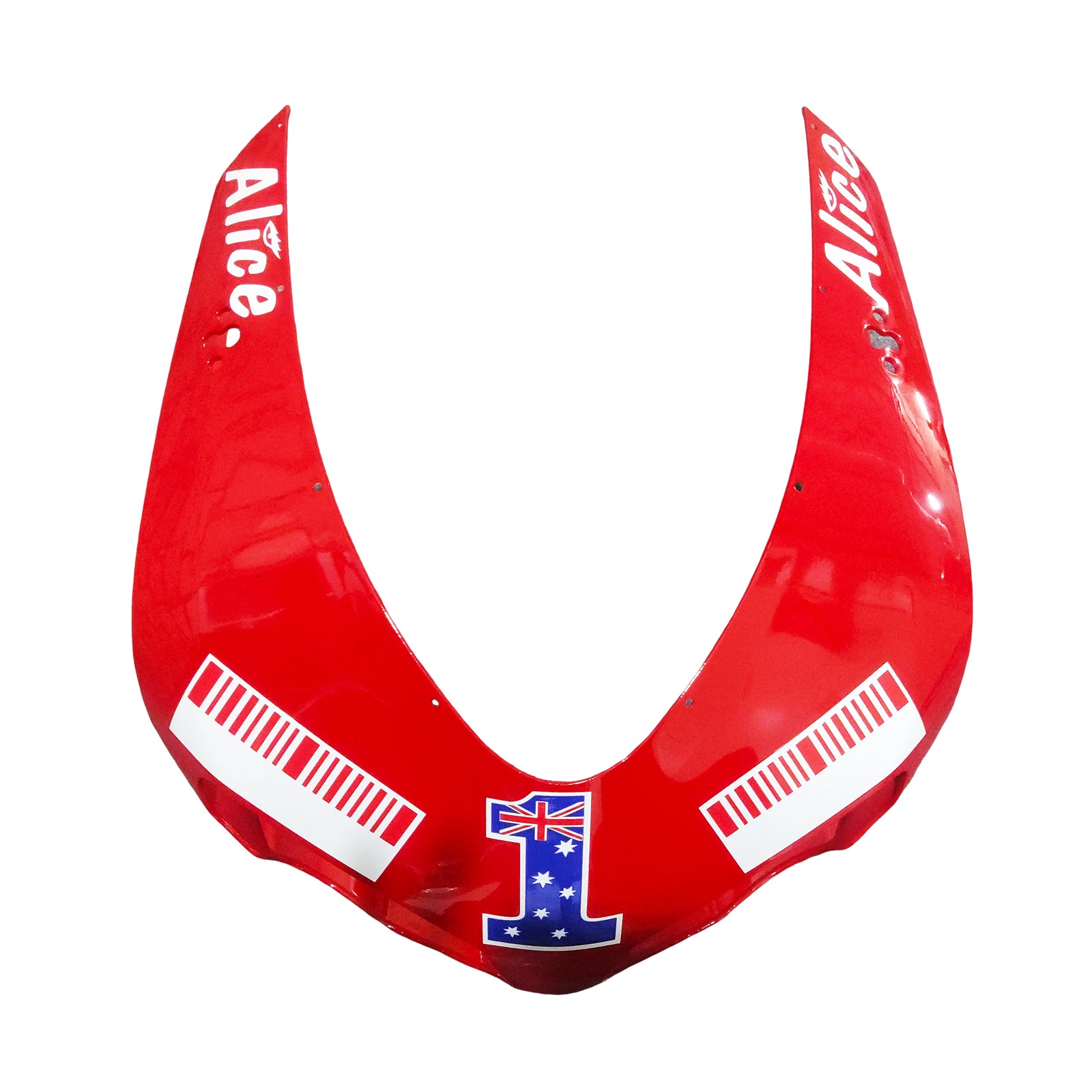 Amotopart Ducati 1098/1198/848 2007-2012 Rouge Alice Carrosserie Carénage ABS Injection Moule 1 # Générique