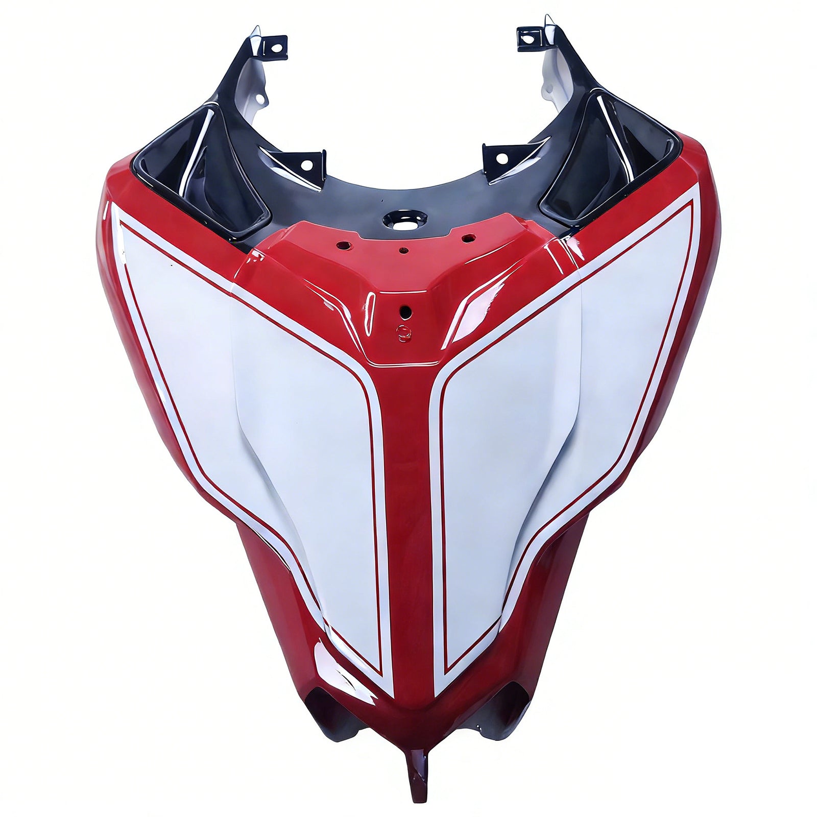 Amotopart Ducati 1098/1198/848 2007-2012 Red Xerox Bodywork Fairing ABS Forma wtryskowa 4 # Generic