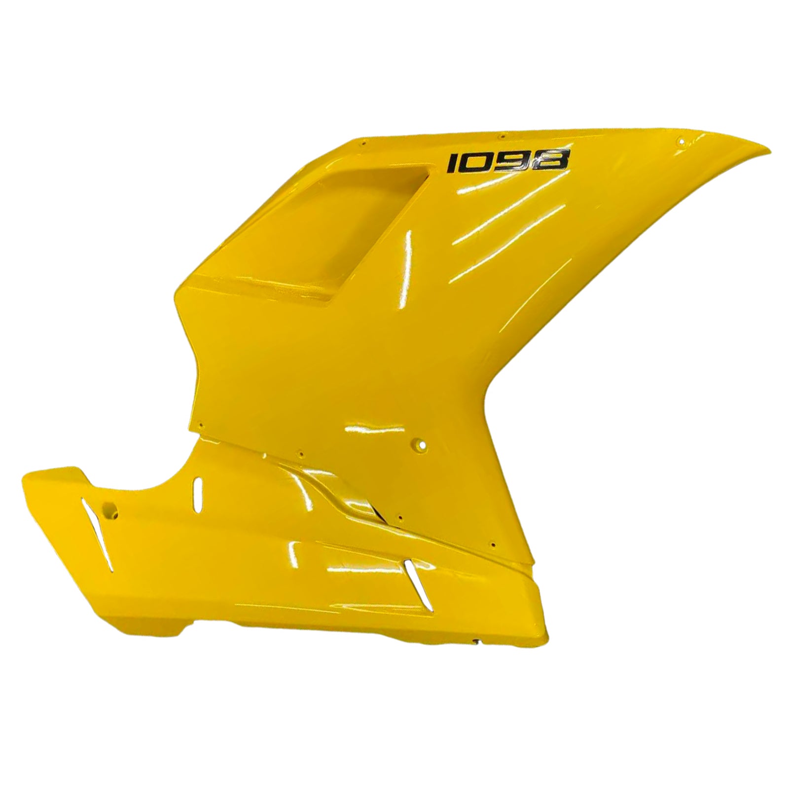 Amotopart Ducati 1098/1198/848 2007-2012 Carrosserie Fairing Rumeno zlato oblikovanje z injiciranjem abs 11 # generično