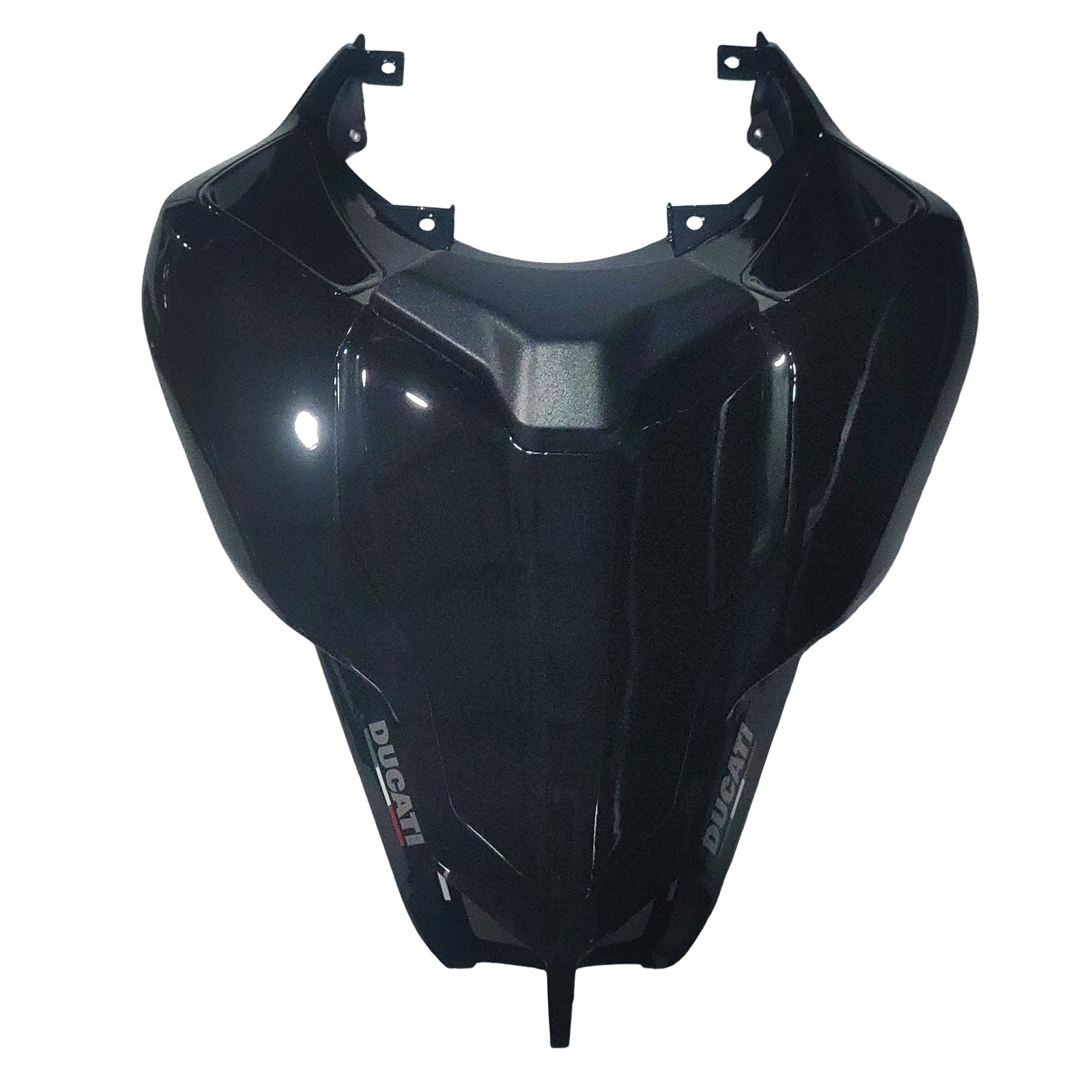 Amotopart Ducati 1098/1198/848 2007-2012 Carenado de carrocería negro ABS Molde de inyección 14# Genérico