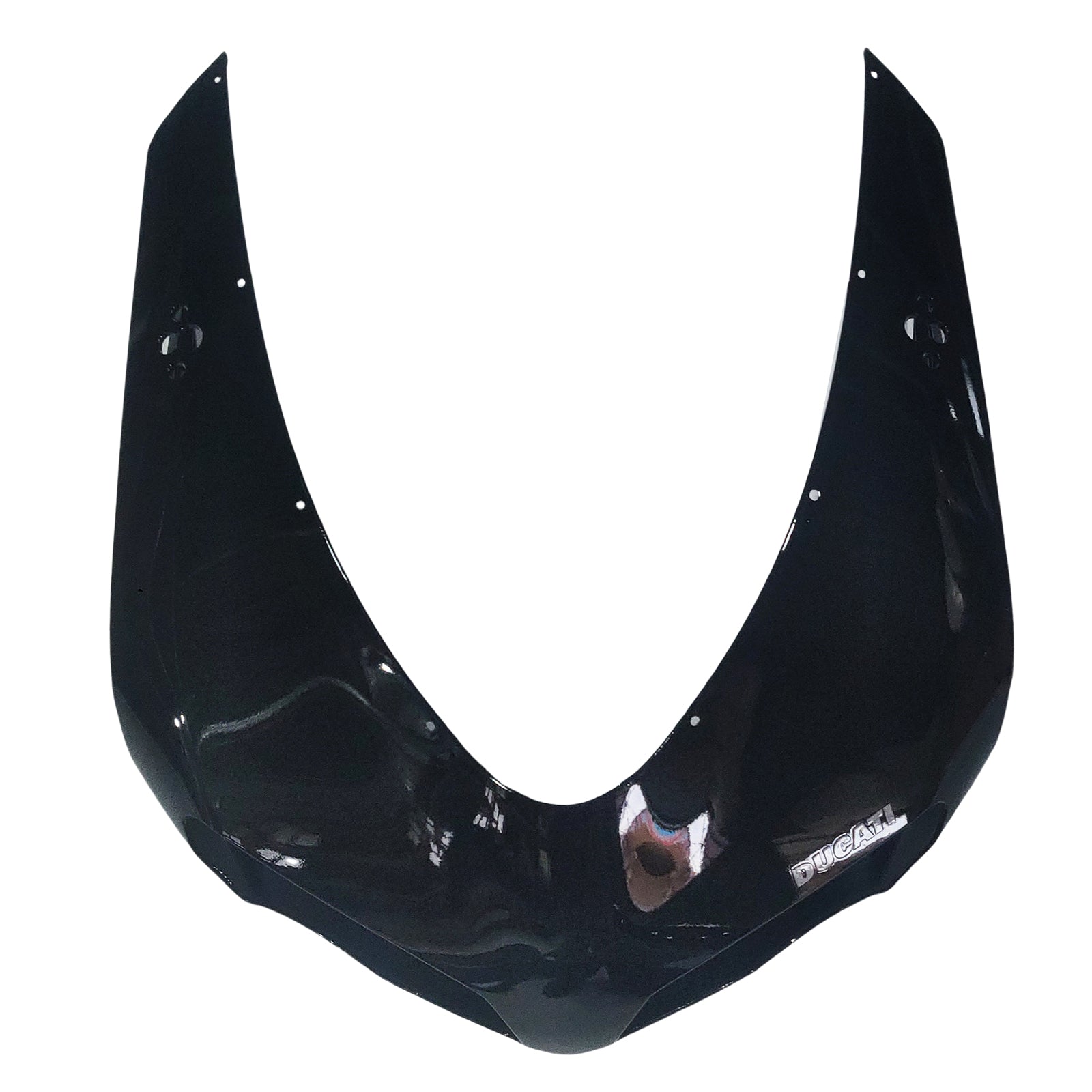 Amotopart Ducati 1098/1198/848 2007-2012 Carenado de carrocería negro ABS Molde de inyección 14# Genérico