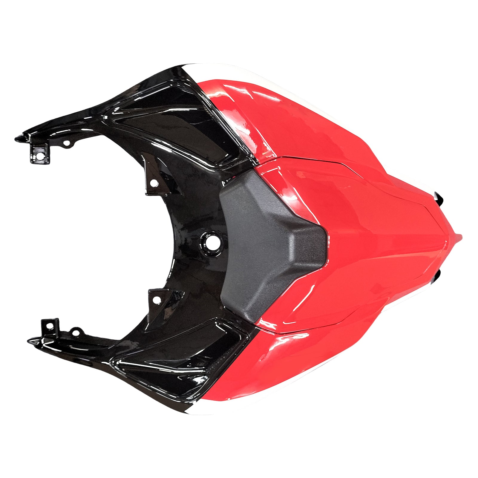 Amotopart Ducati 1098/1198/848 2007-2011 Rouge Noir Carrosserie Carénage ABS Injection Moule 16 # Générique
