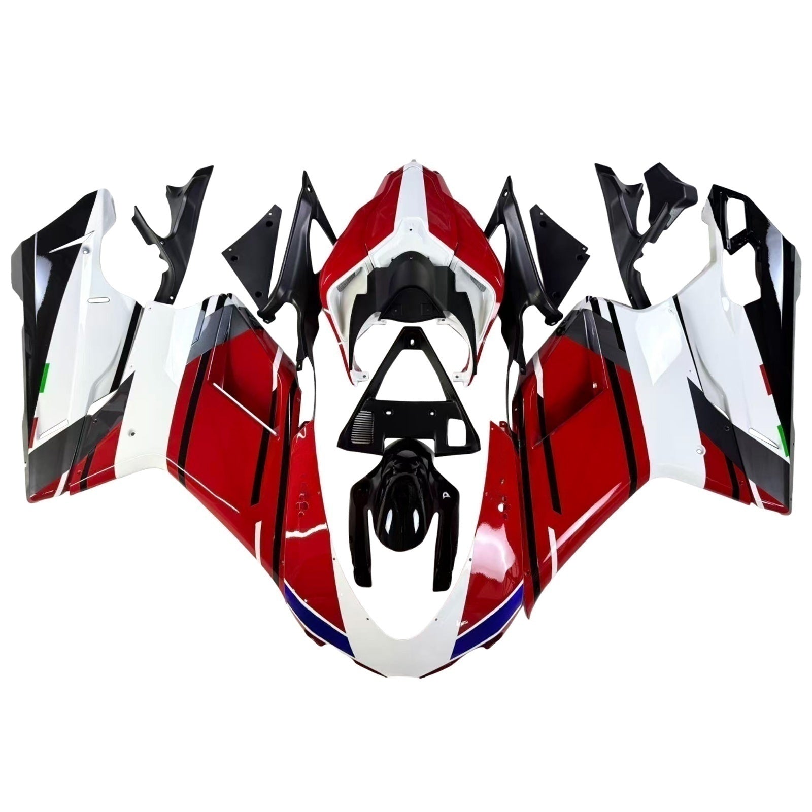 Zestaw nadwozia ABS Amotopart Fairing dla Ducati 1098 1198 848 2007-2011 Generic