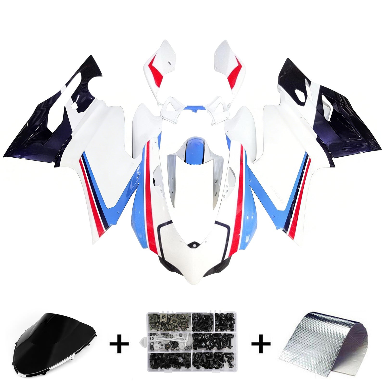 Amotopart Ducati 1098 1198 848 2007-2011 ABS-korin suojasarja