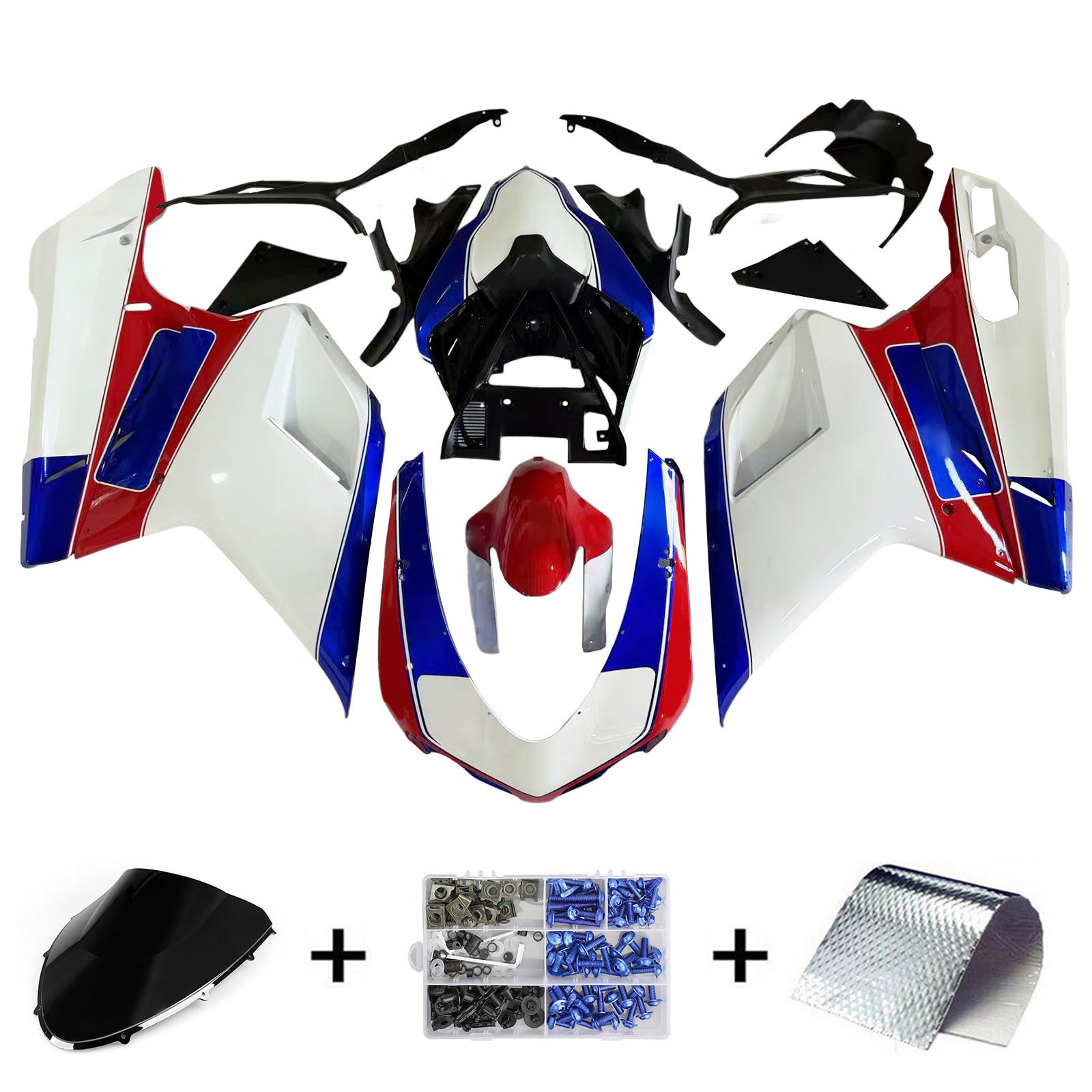 Ducati 1098 1198 848 2007-2011 ABS-korin suojasarja