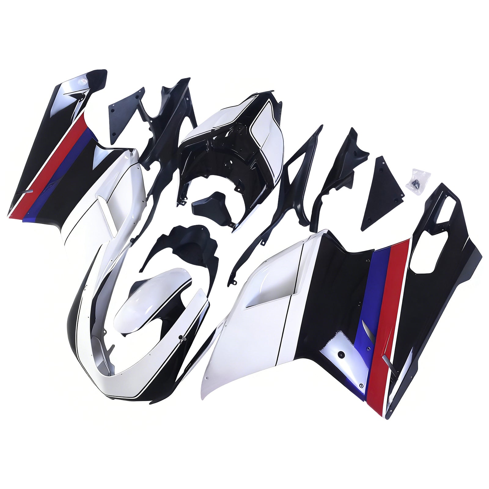 Amotopart Ducati 1098 1198 848 2007-2011 Kit Carénage Carrosserie ABS