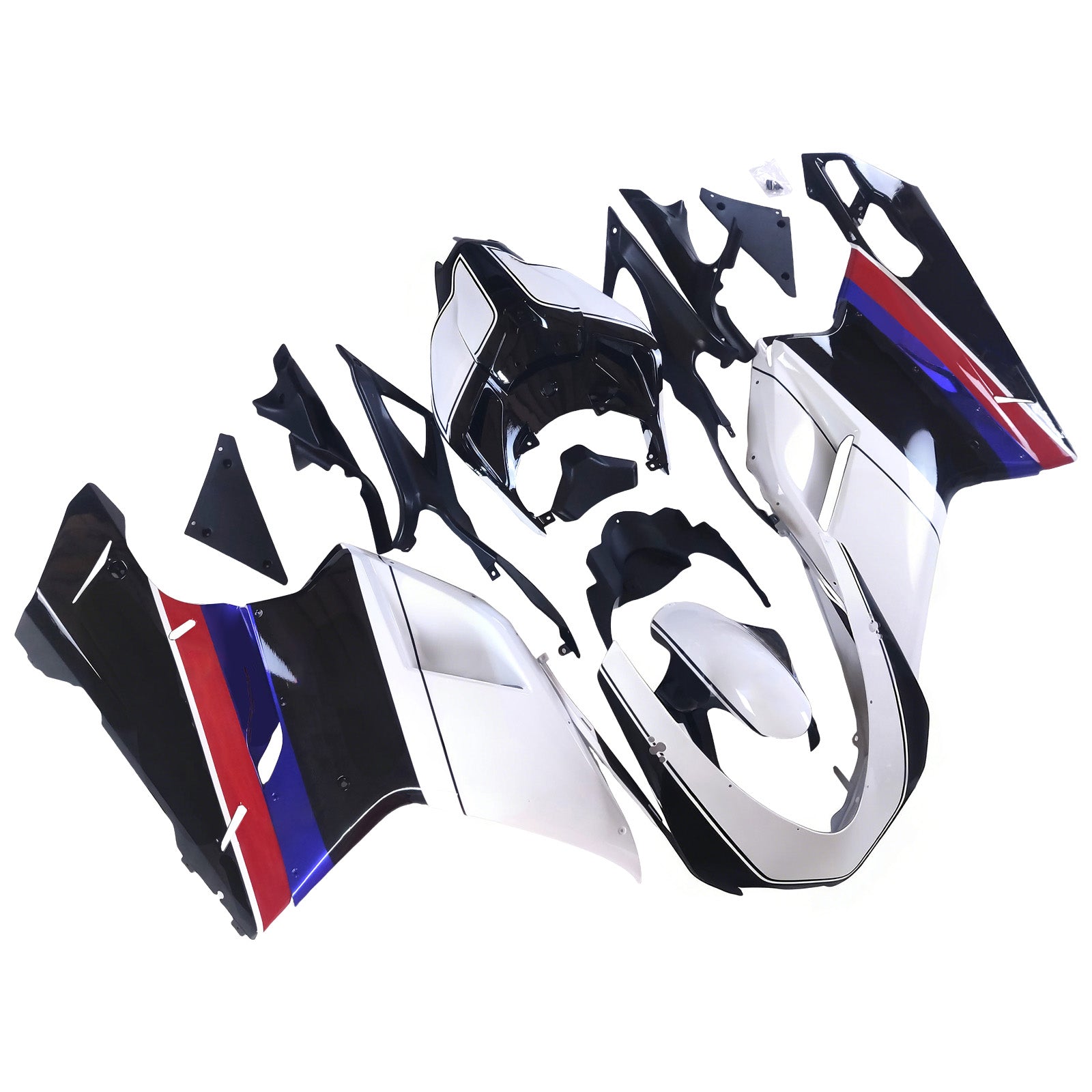 Amotopart Ducati 1098 1198 848 2007-2011 Kit Carénage Carrosserie ABS