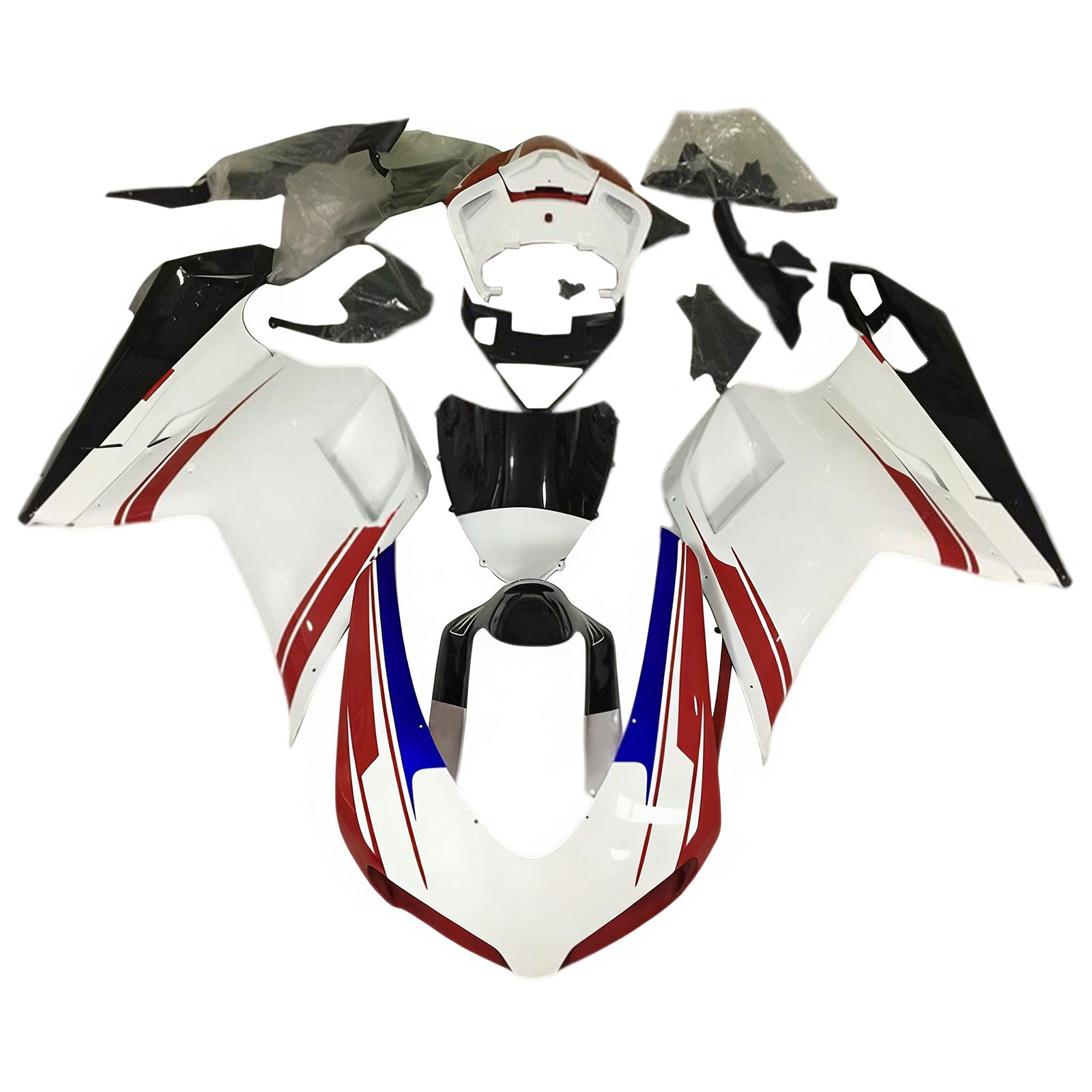 Amotopart Ducati 1098 1198 848 2007-2011 ABS-korin suojasarja