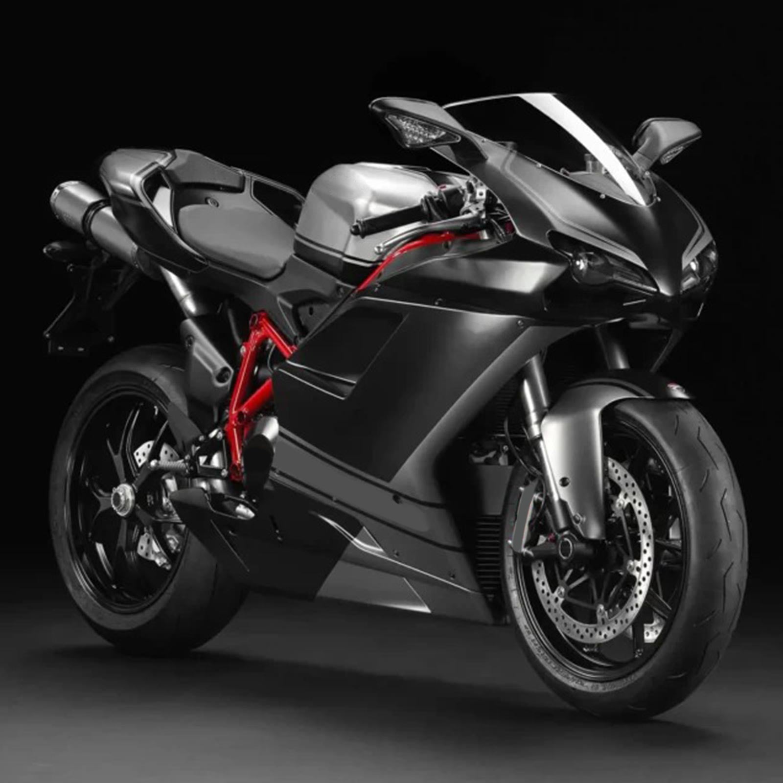 Amotopart Ducati 1098 1198 848 2007-2011 ABS-korin suojasarja
